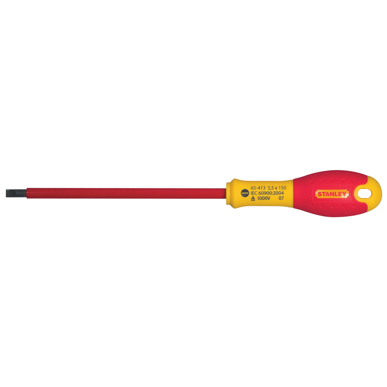 Skruvmejsel för elektriker, platt, FATMAX, FM SD, isolerad, Soft Grip, Stanely, 2, 5 x 50 mm