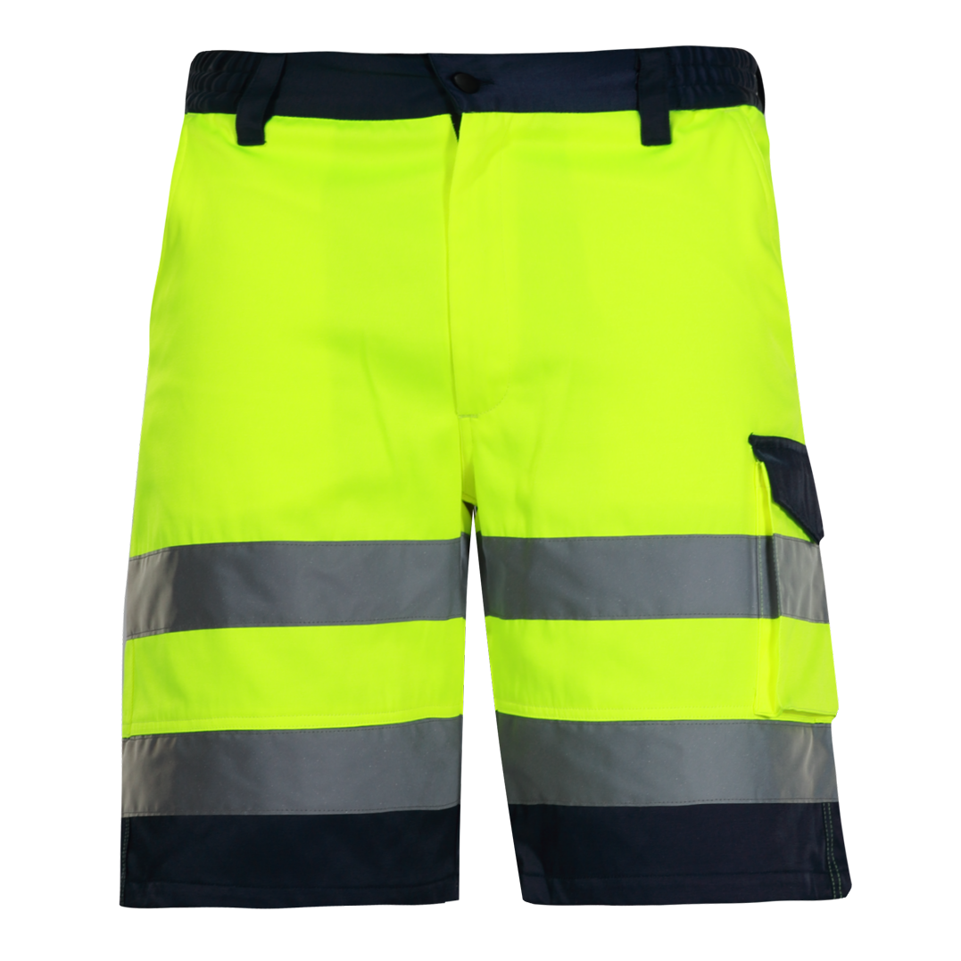 Varselshorts gul storlek S, klass 1