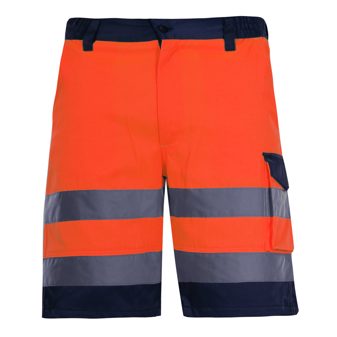 Varselshorts orange stl. S, klass 1