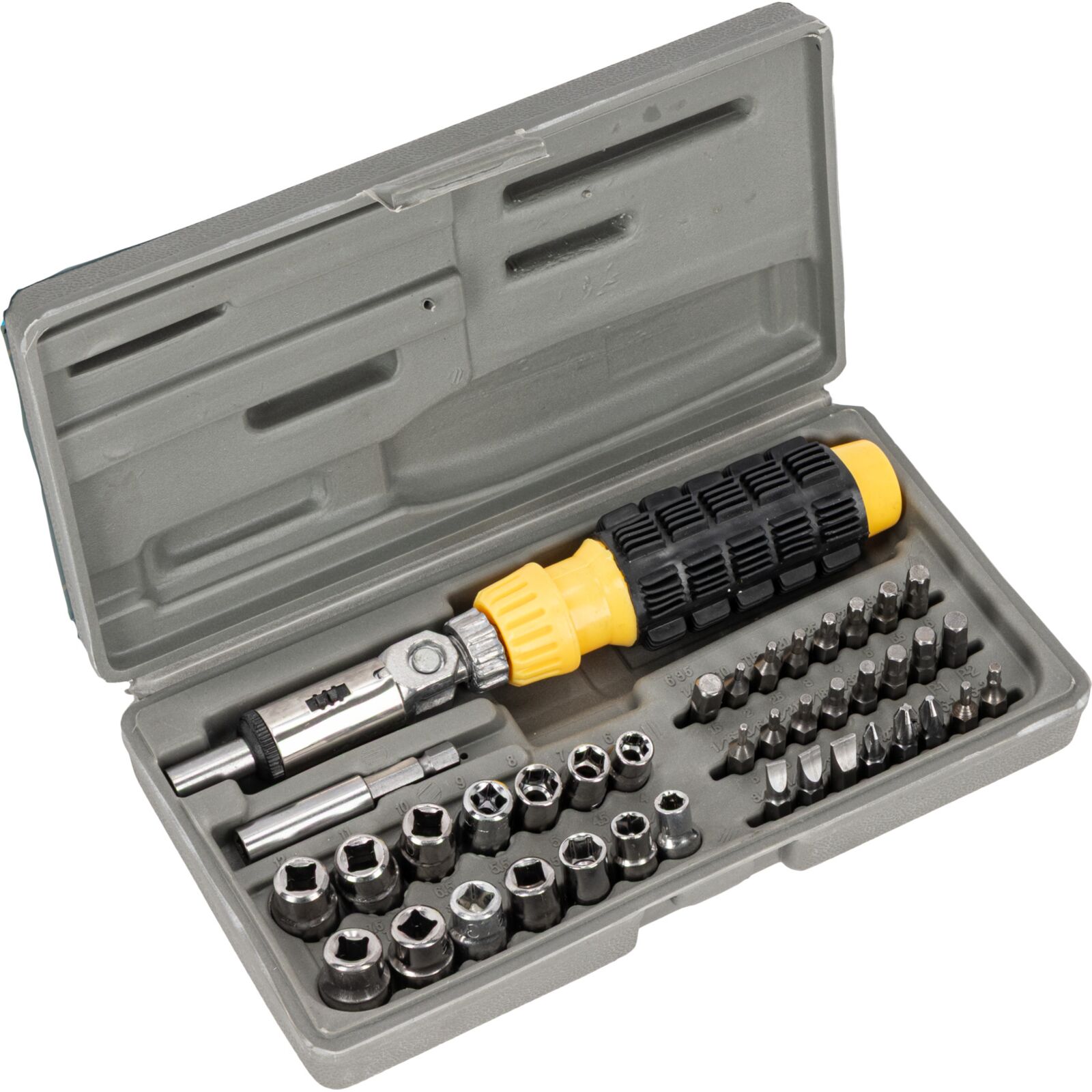 40Pcs Screwdriversockets set in Plastic Case