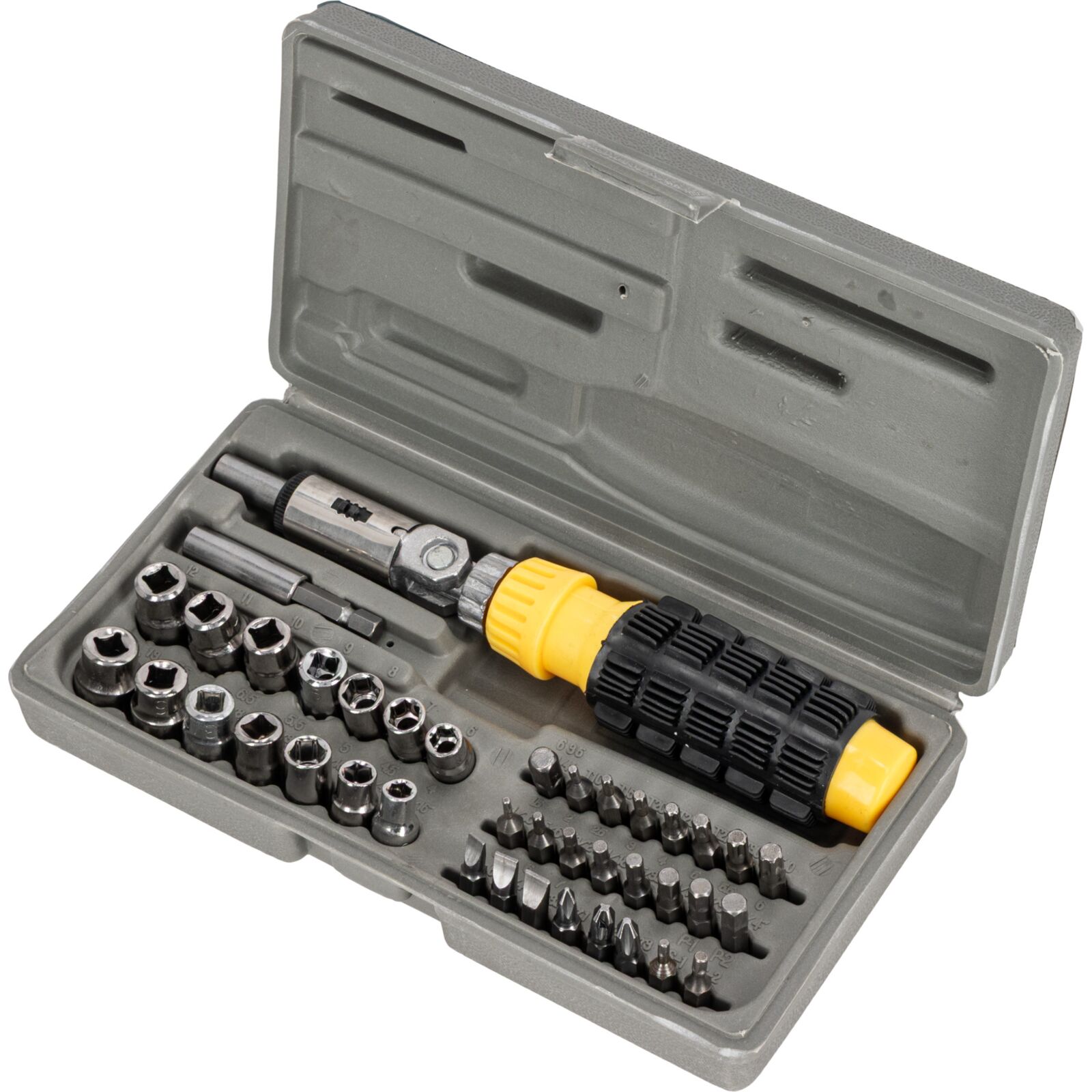 40Pcs Screwdriversockets set in Plastic Case