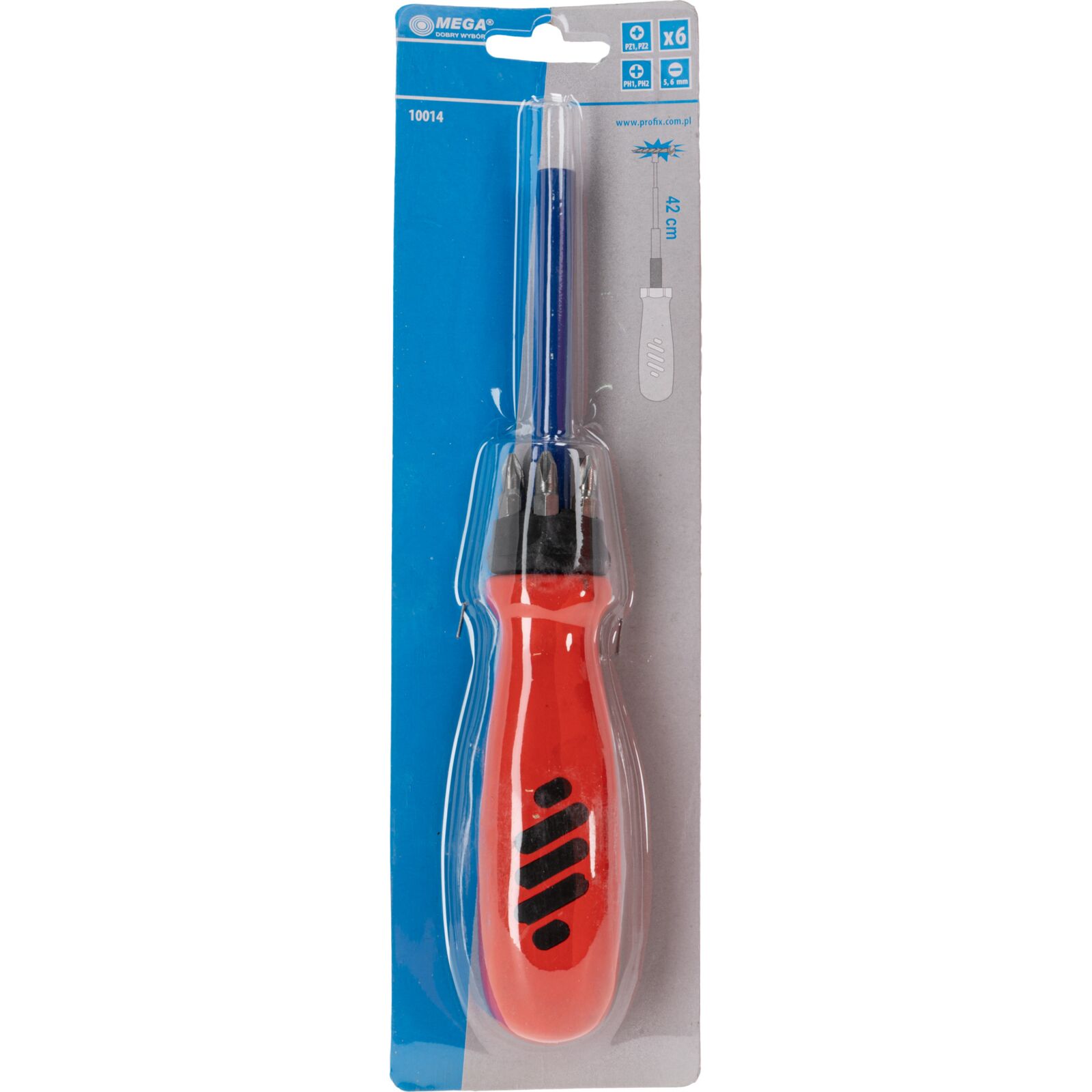 Screwdriver with Telescopic Holder 6 Bits