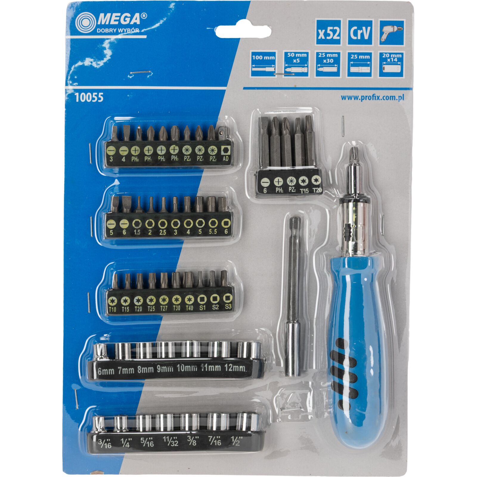 Bit and Socket set-52 pcs