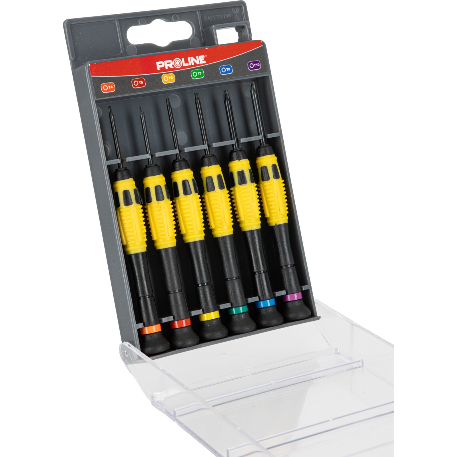 Jewellers Screwdriver set TORX T4-T10 6pcs, Proline