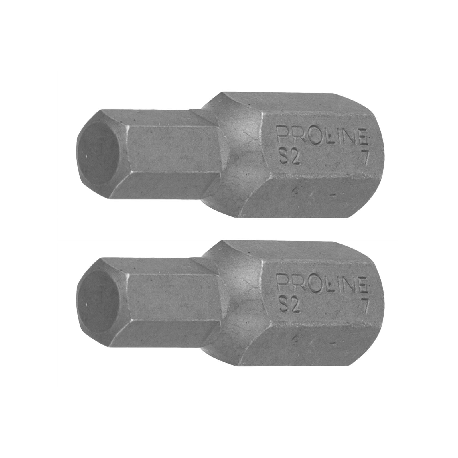 HEX Bits 3/8 (10 mm) 7 mm, l=30 mm, 2st, S2, Proline