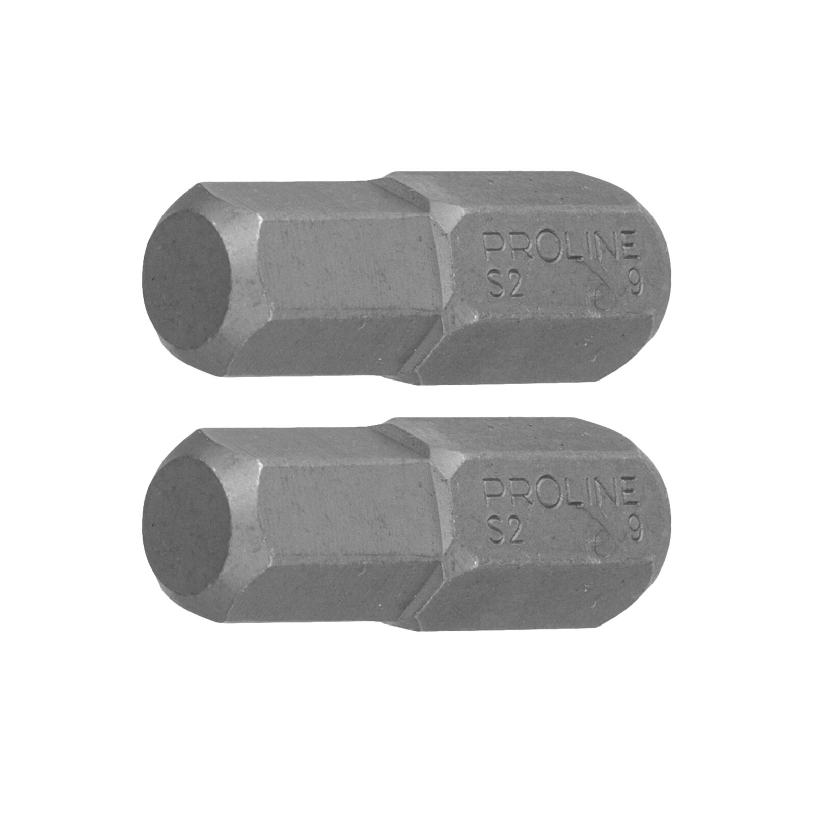 HEX Bits 3/8 (10 mm) 9 mm, l=30 mm, 2pcs, S2, Proline