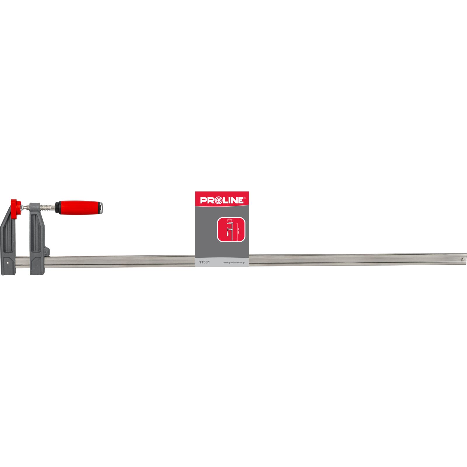 F Type Clamp with Lock 1000 mm x 120 mm, Proline