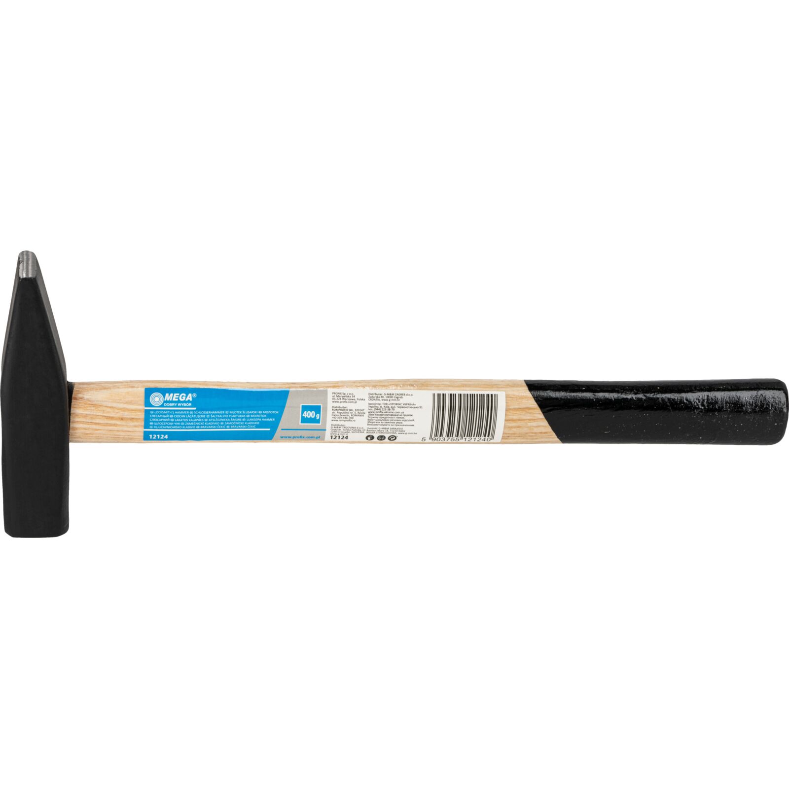 Smideshammare med trähandtag, 400G