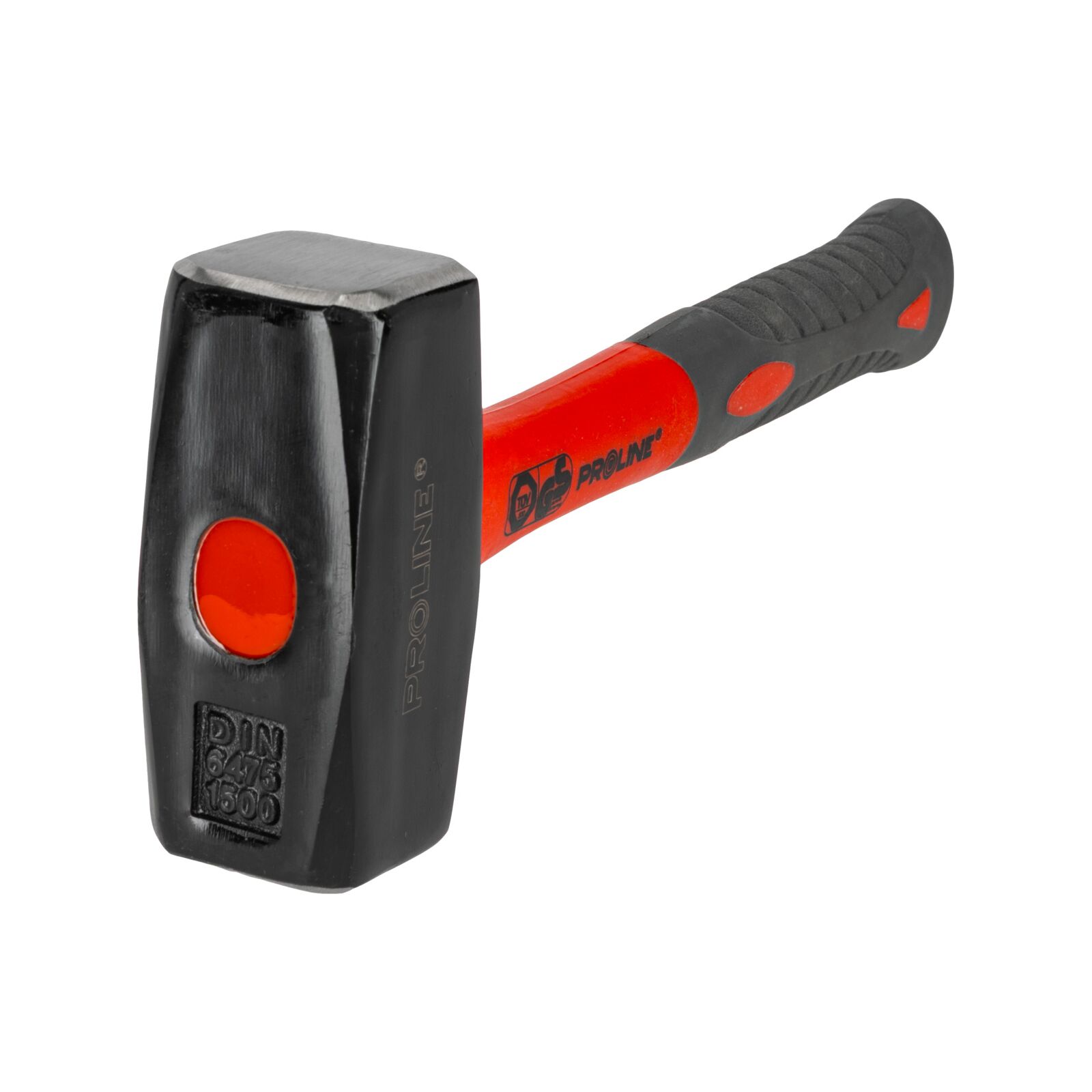 Stone Hammer 1, 5 kg, Fibreglass Handle Coated 75%, Gs Proline