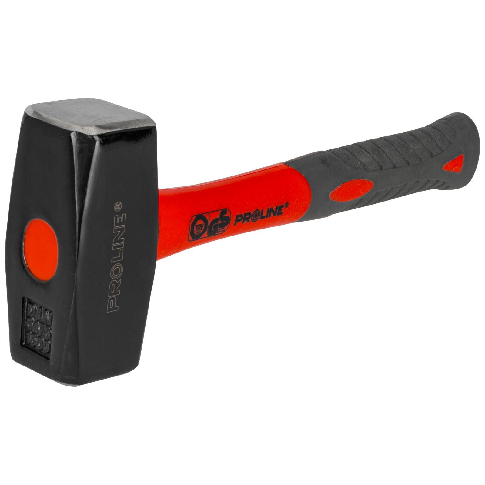 Stone Hammer 1, 5 kg, Fibreglass Handle Coated 75%, Gs Proline