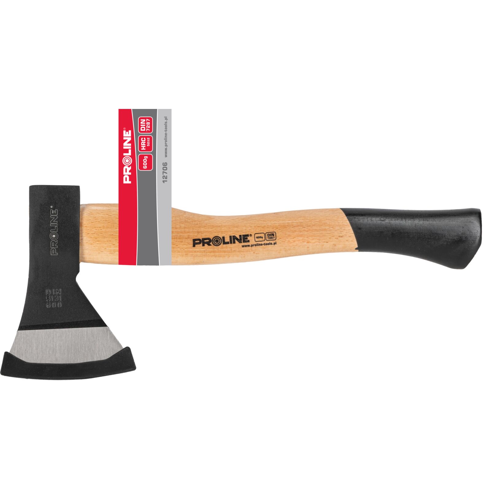 Hand Axe 0.6 kg, 36 cm Wooden Handle, Proline