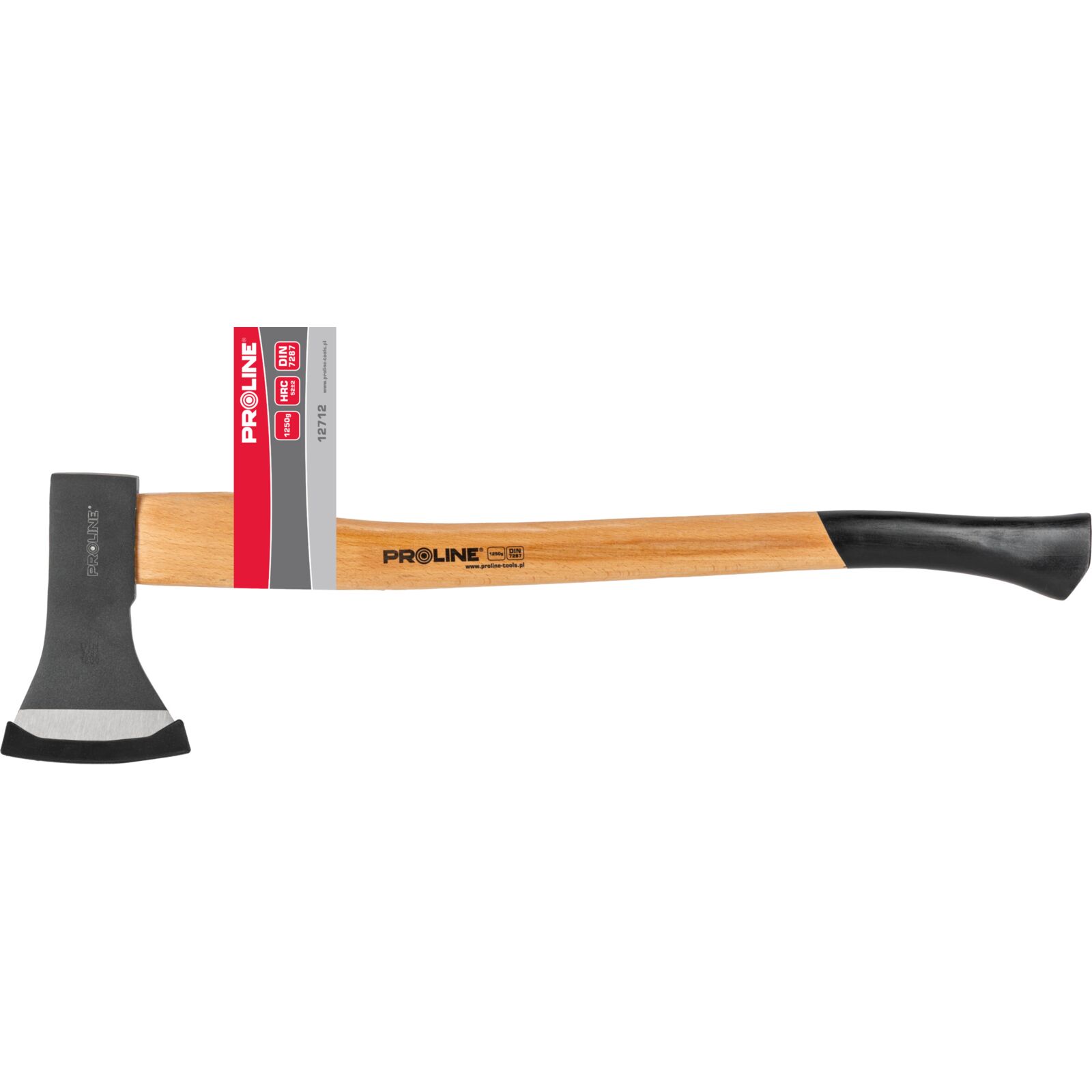 Yxa 1, 25 kg 700 mm med trähandtag, Proline