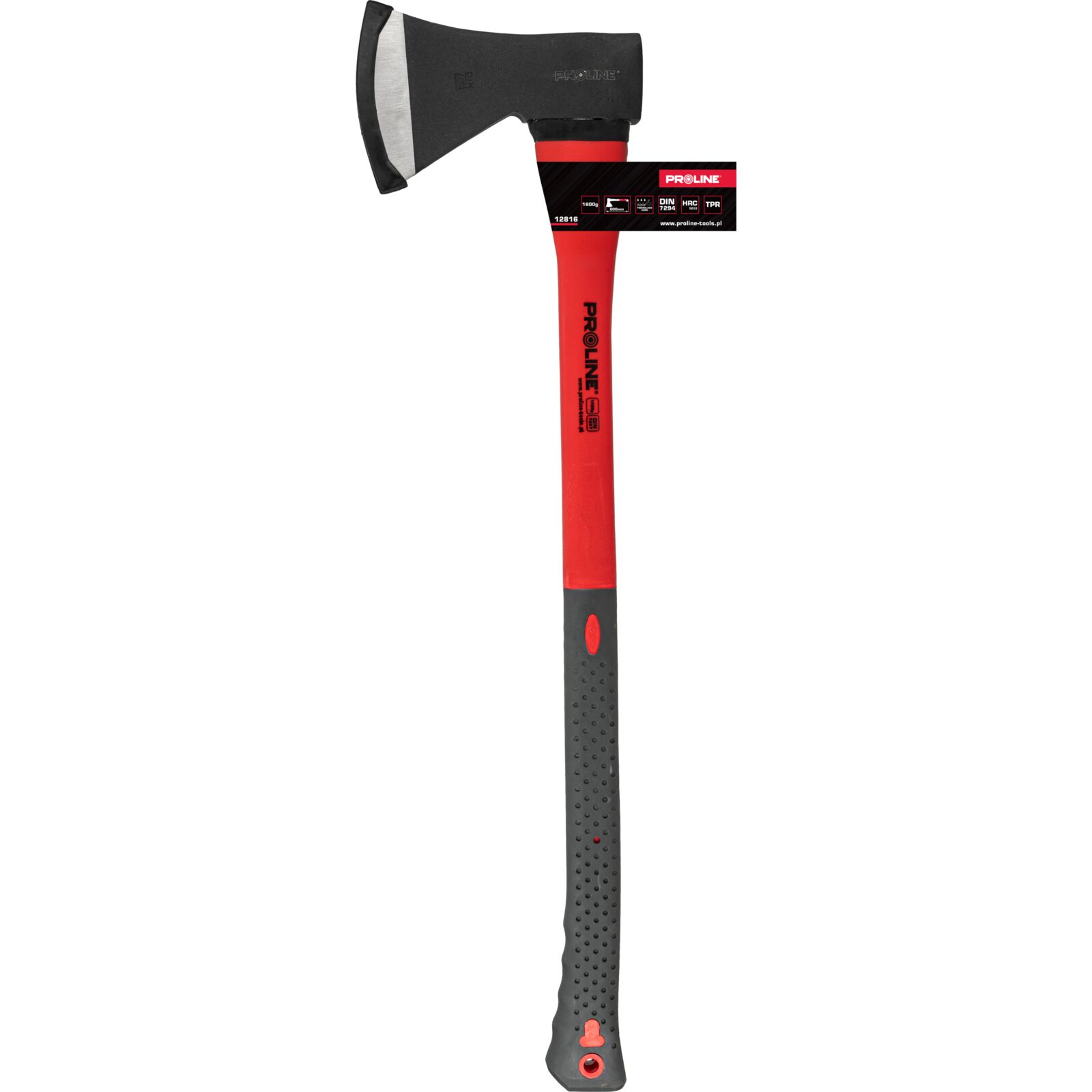 Hand Axe -1, 6 kg, Fiberglass Handle - 800 mm Proline