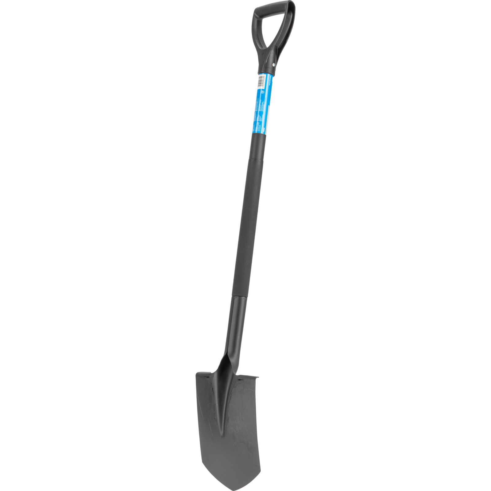 Spetsig spade, härdat stål, metallskaft 1150 mm