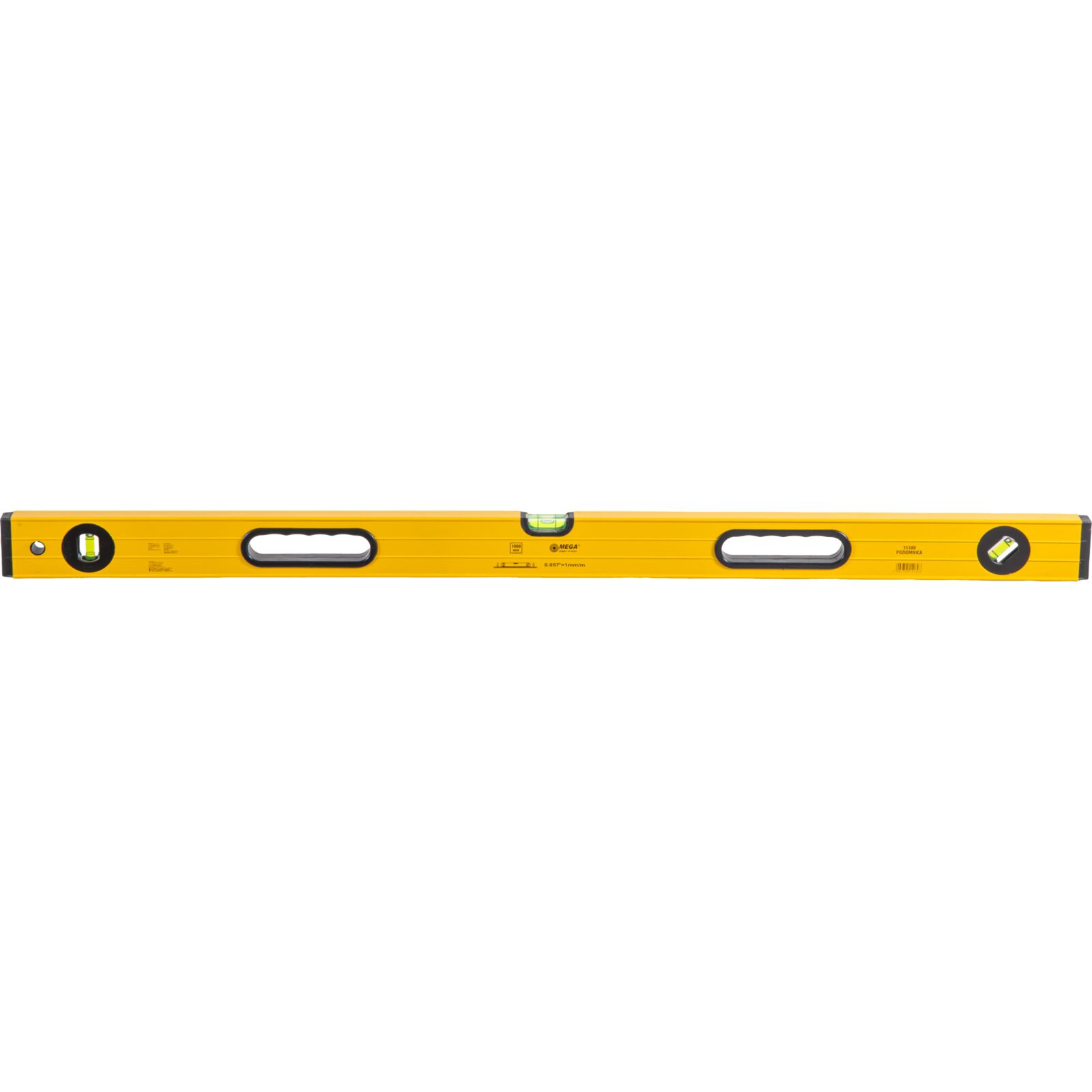 Spirit Level with Handle, 3 Vials, 1000 mm