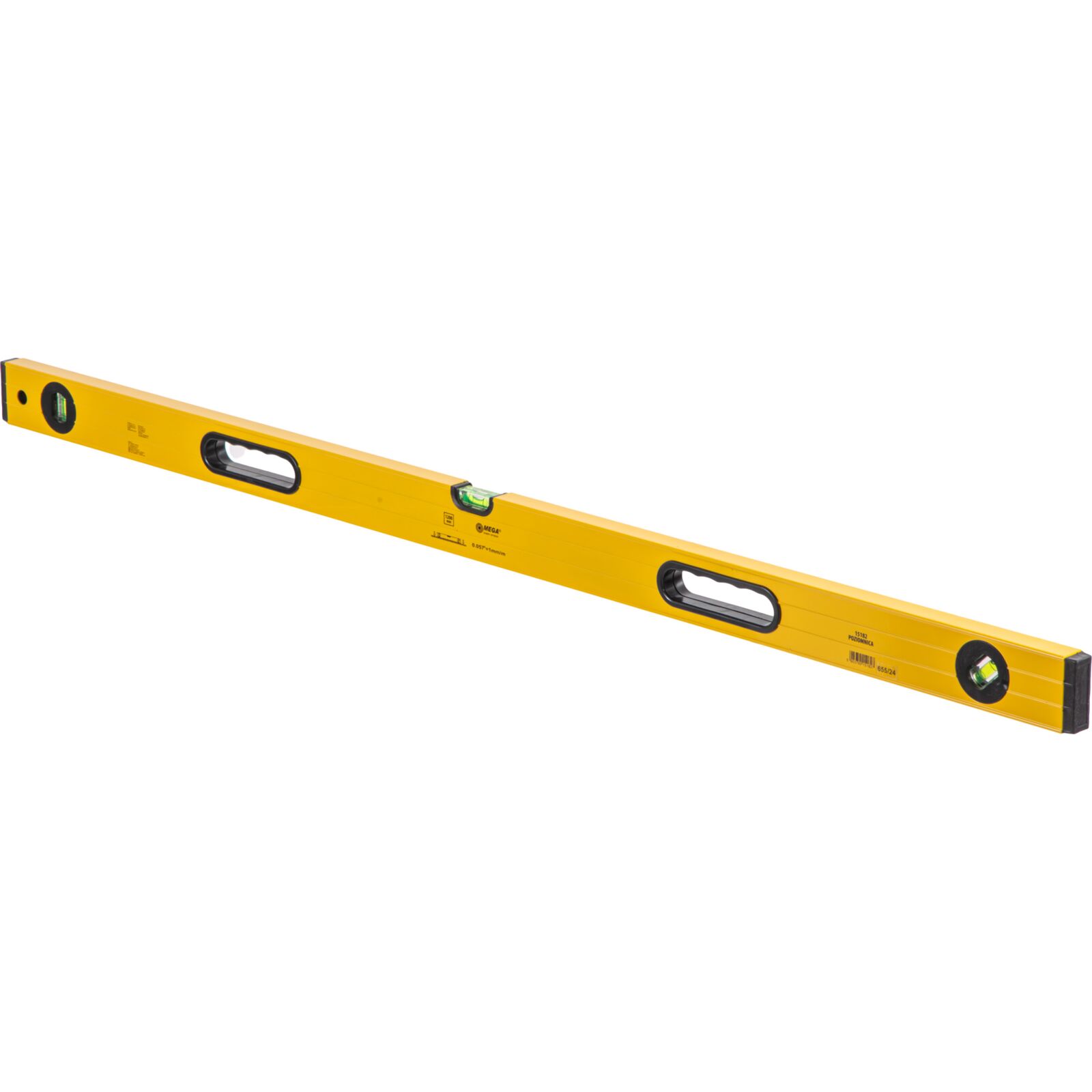 Vattenpass med handtag 1200 mm, 3 libeller