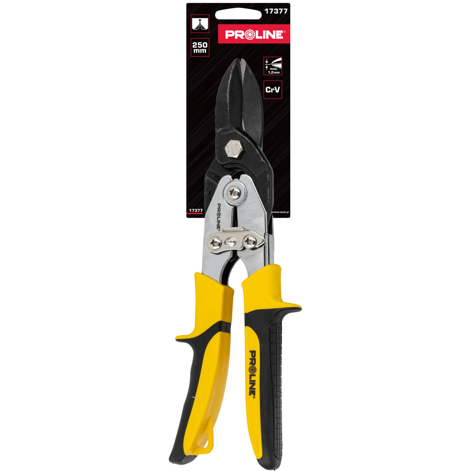 Aviation Snips 250 mm Straight Max 1.5 mm, Proline