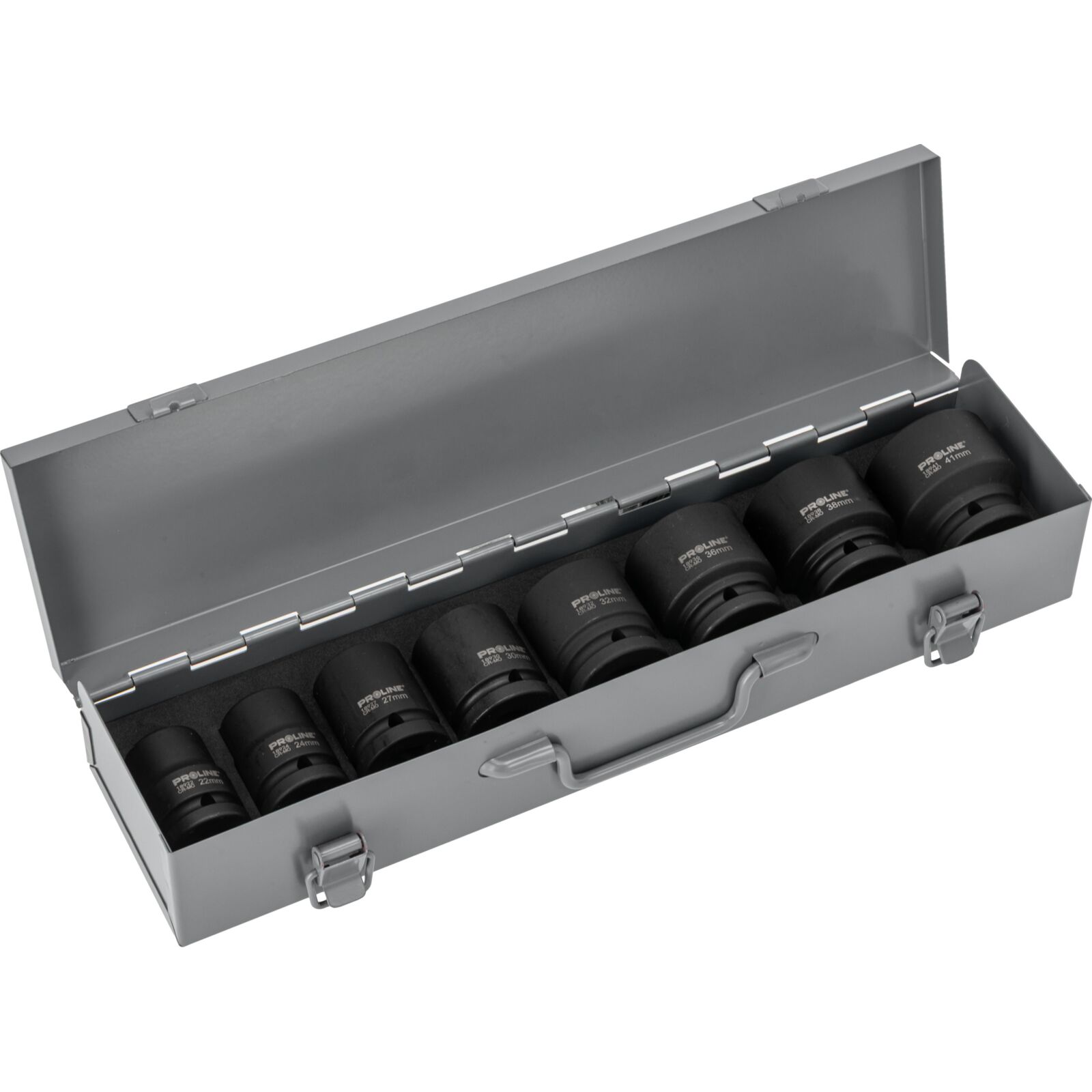 Impact Socket set 8 pcs 3/422-41 mm CRV-MO, Proline