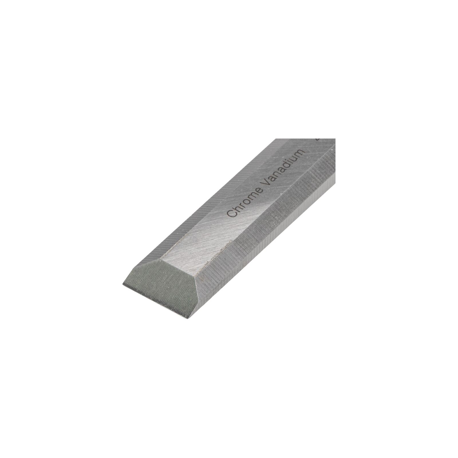 Stämjärn för trä 20 mm, Platt, Förstärkt, Chrome-Vanadium 60 HRC, Hantag av Kompositmaterial (TPR), Halkfri Yta, Proline