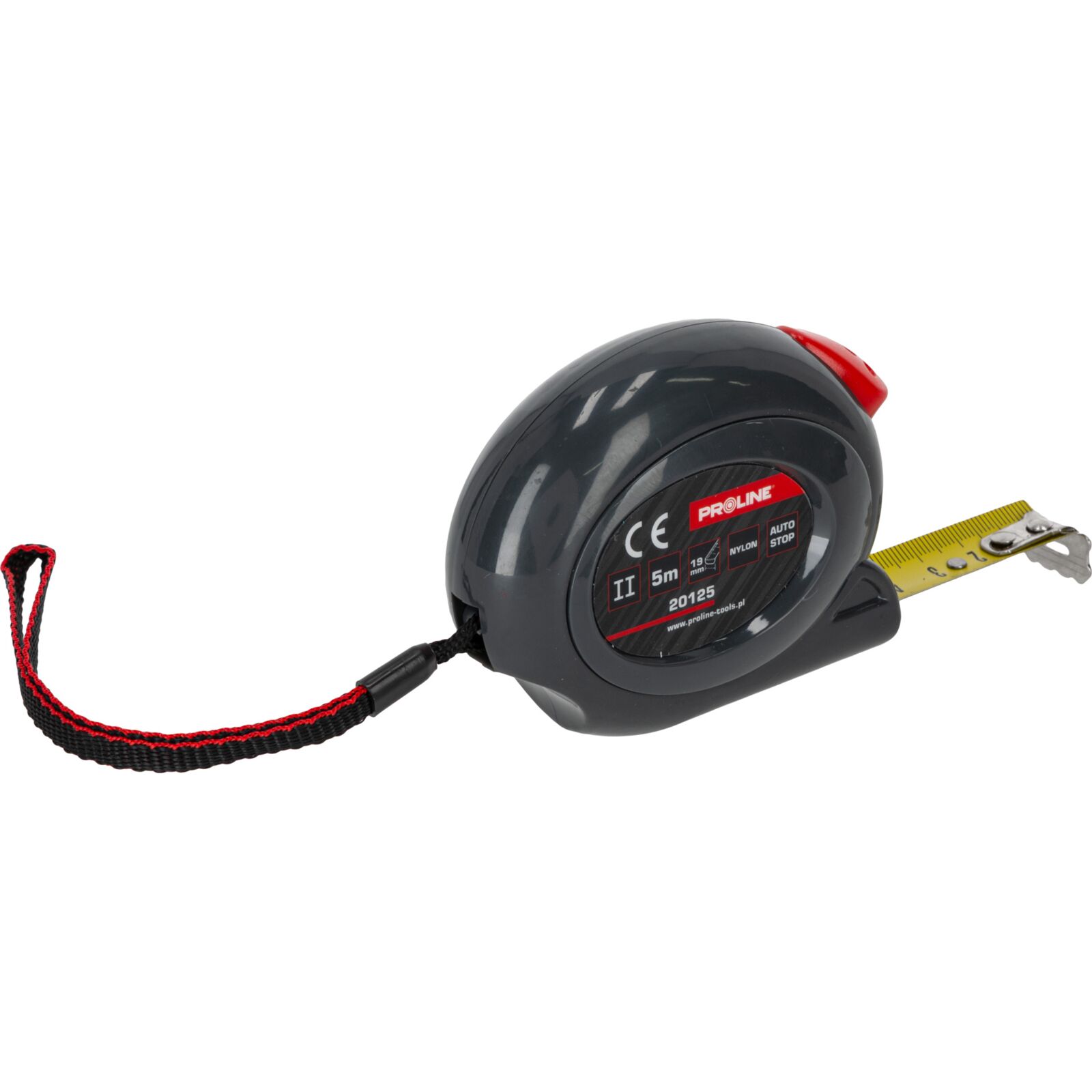 Måttband 5m, 19 mm Nylonbeläggning, Proline