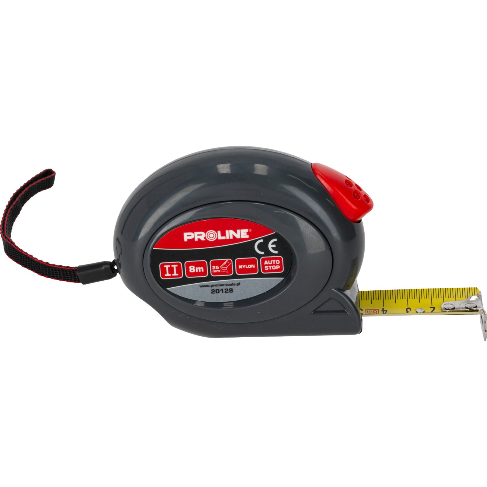Måttband 8m, 25 mm Nylon, Proline