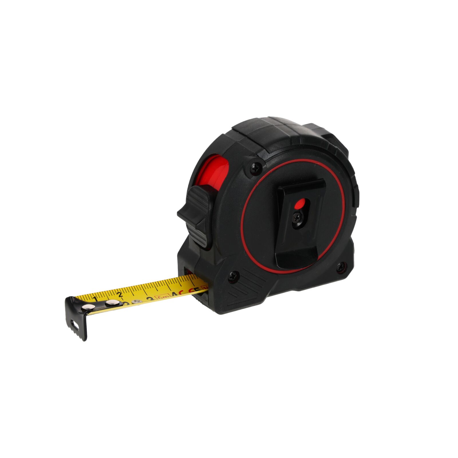 Måttband 5m/19 mm, Mattsvart Rem, CE, Proline