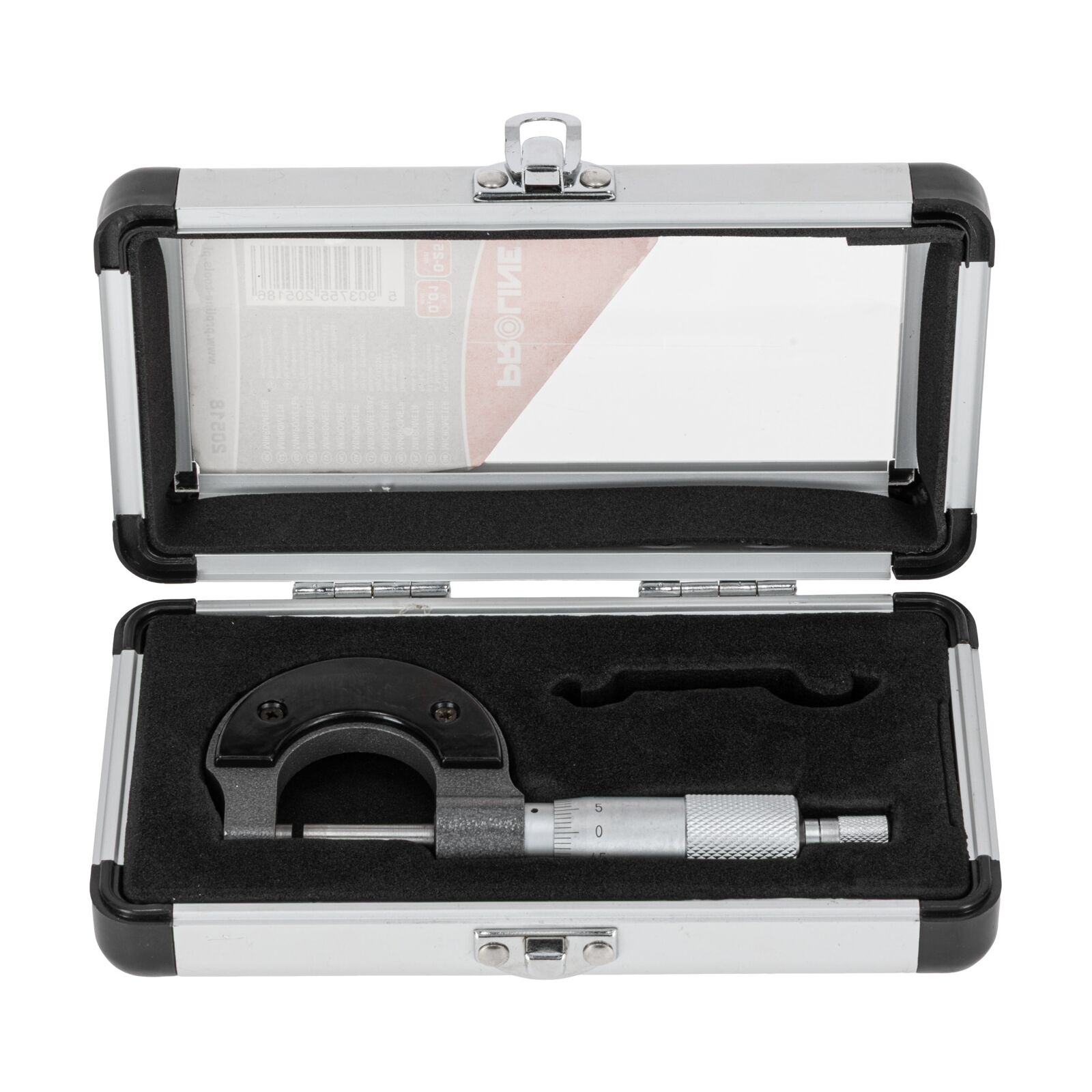 Micrometer 0-25 mm with 0.01 mm Resolution