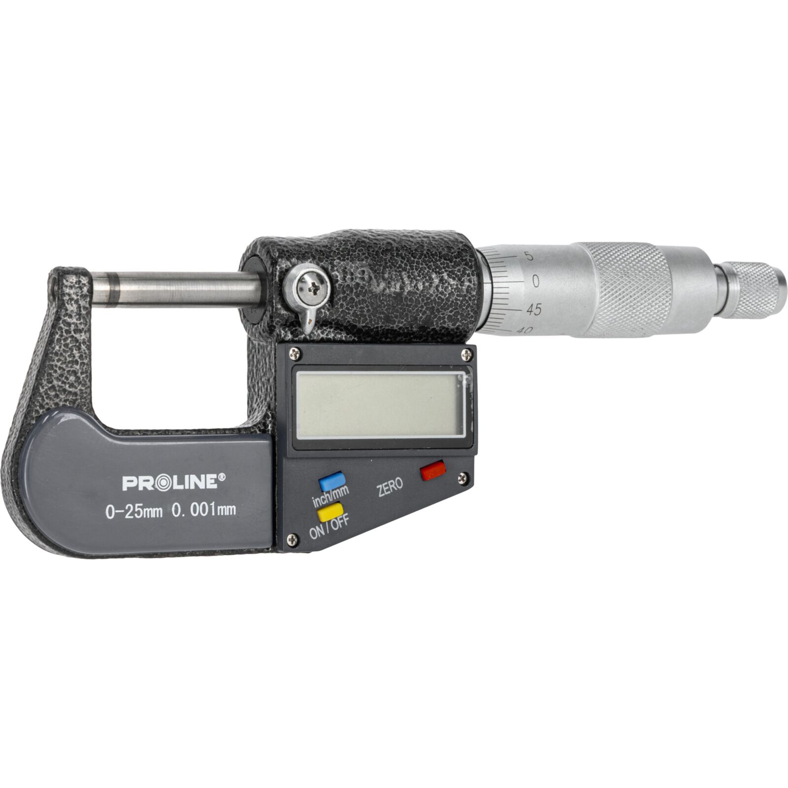 Mikrometer Elektronisk 0-25 mm, Noggrannhet 0, 001 mm, CE, Proline