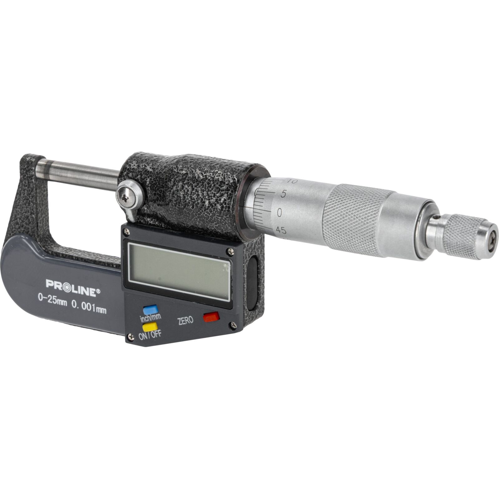 Mikrometer Elektronisk 0-25 mm, Noggrannhet 0, 001 mm, CE, Proline