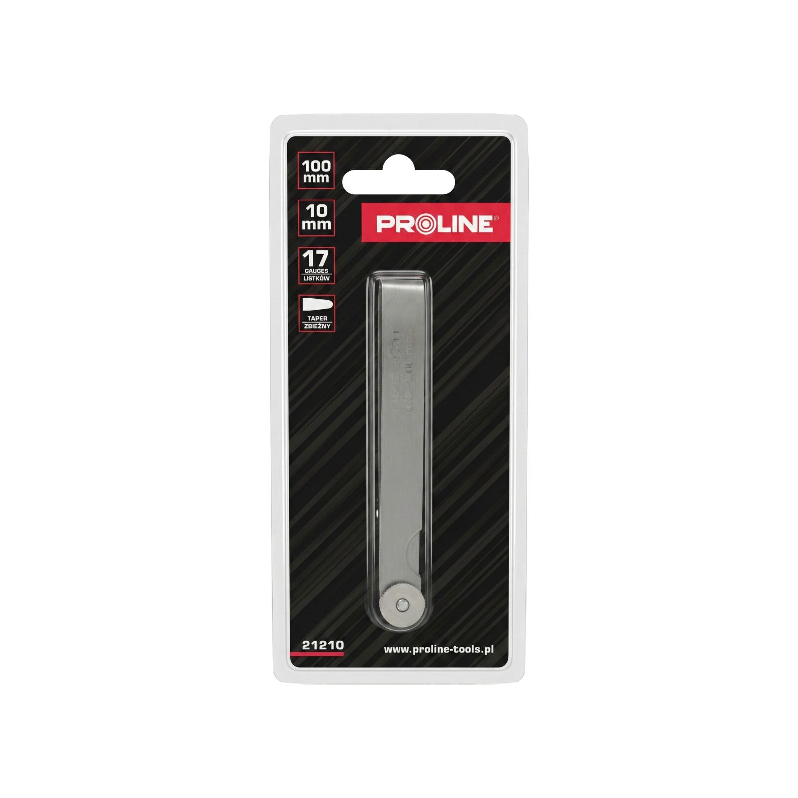Fjädermått 17 Gauge, 100 mm, 0, 02-1, 00 mm, Proline