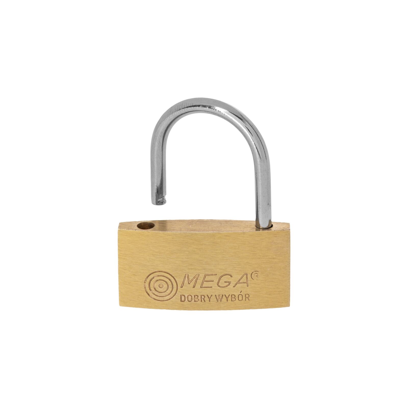 Brass Thin Padlock 40 mm Chrome Plated Shackle. 3 Keys.