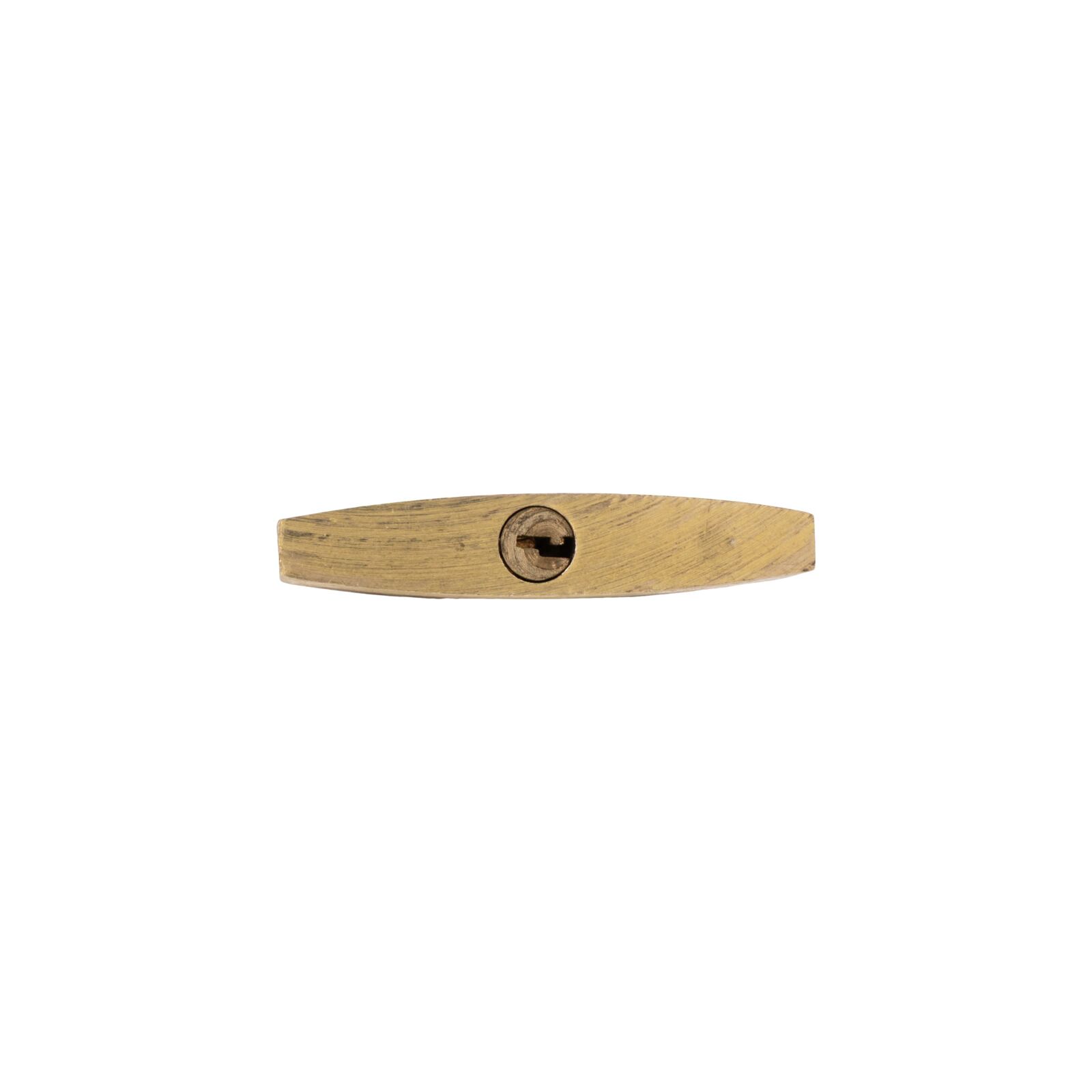 Brass Padlock 40 mm. Thin Type. Long Chrome Plated Shackle. 3Keys. Packing Individual Color Carton Box