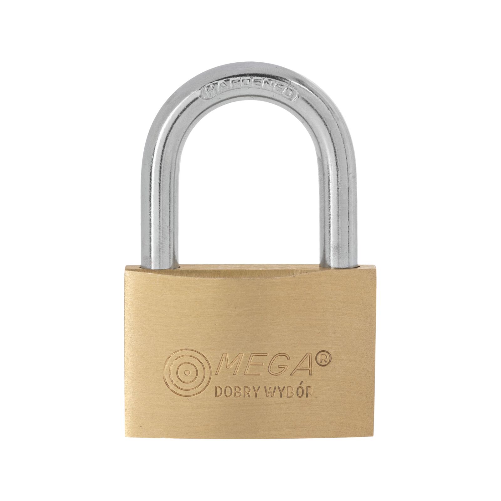Brass Thin Padlock 63 mm Chrome Plated Hard. Shackle. 3Keys.
