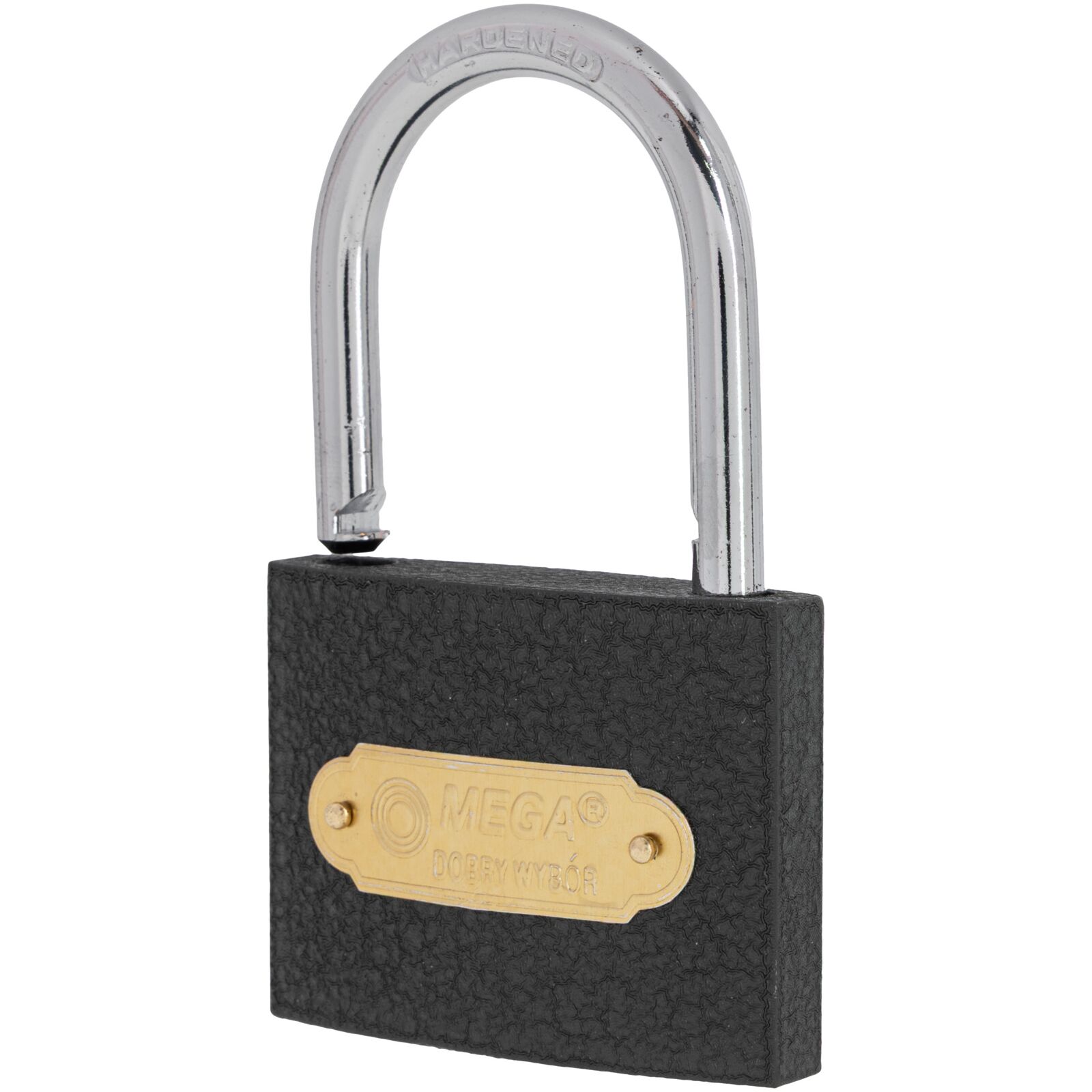 Grey Casting Iron Padlock 32 mm Heavy Type. Chrome Plated Hardened Shackle 3 Keys. Packed Individual Color Carton Box