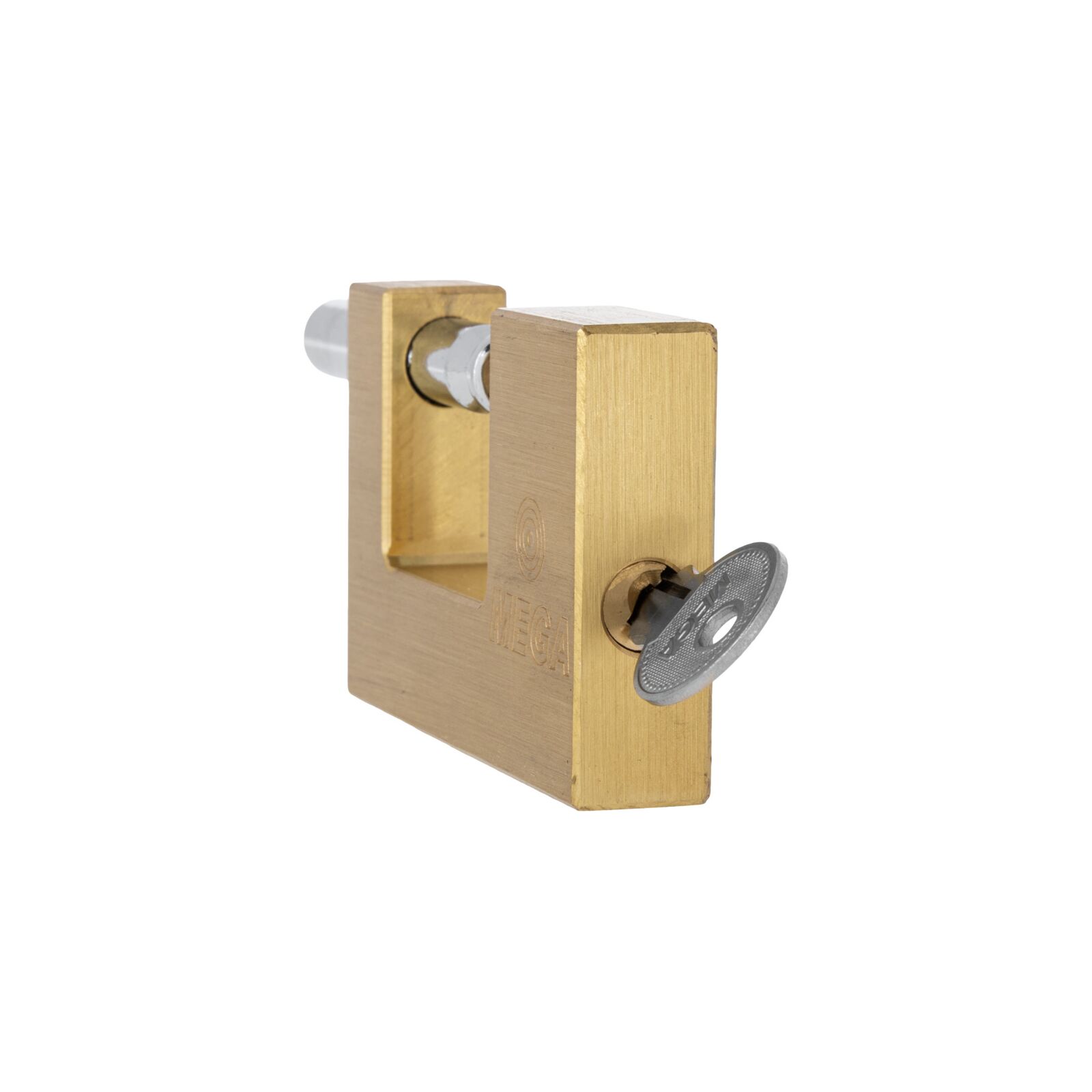 Close Shackle Brass Padlocks , 50 mm, Dist. 14 mm, Bolt 8 mm