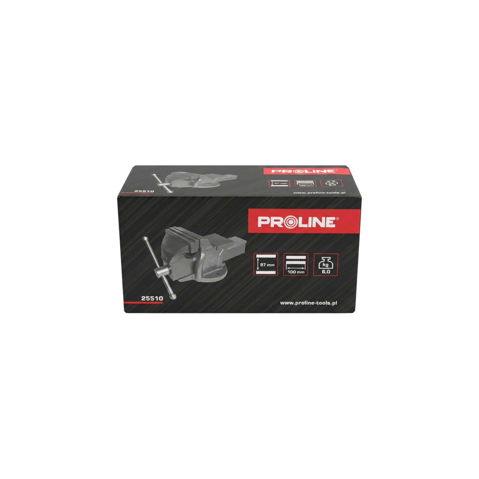 Skruvstycke 100 mm, 6 kg, Proline