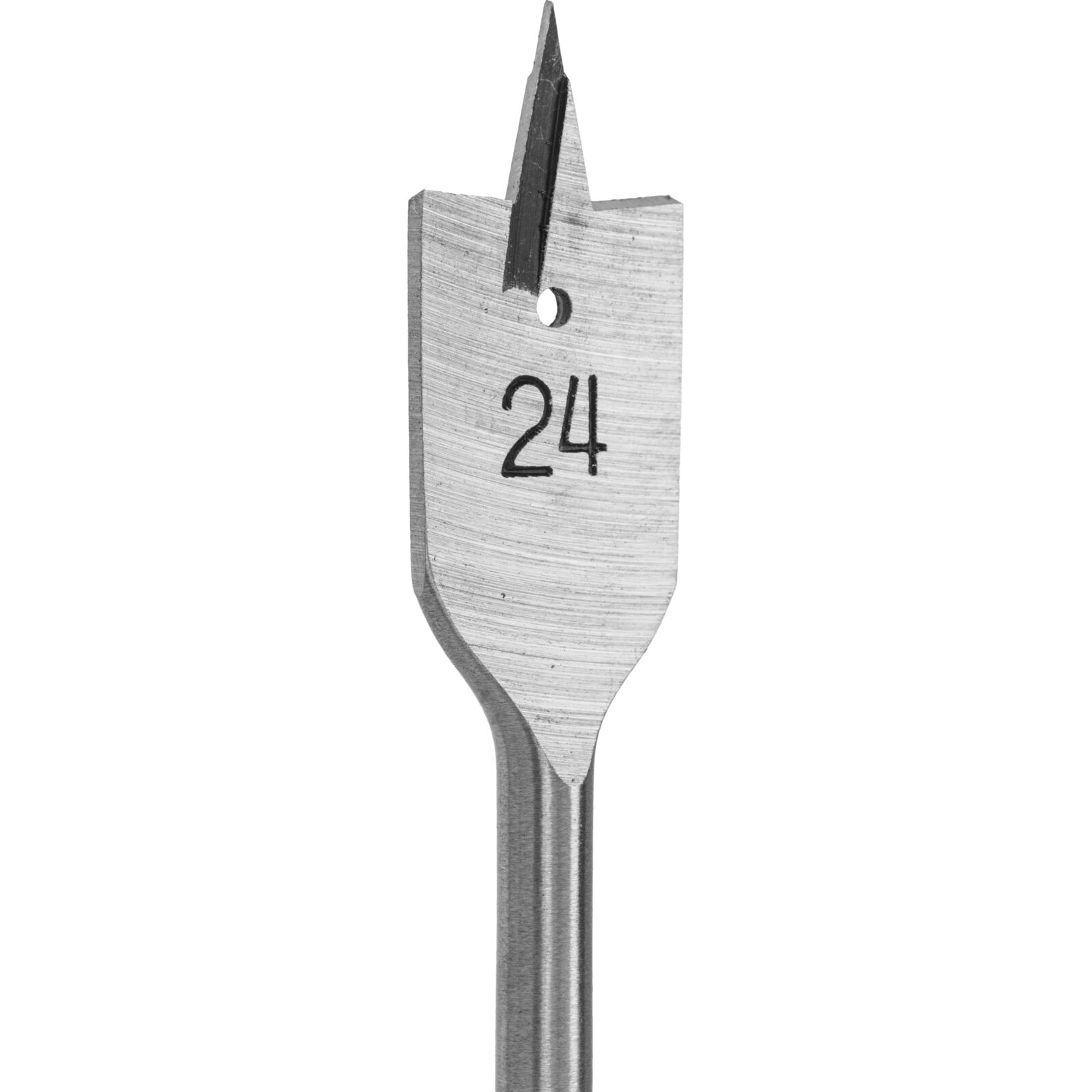 Flat wood drill bit 24 x 150 mm hex shank