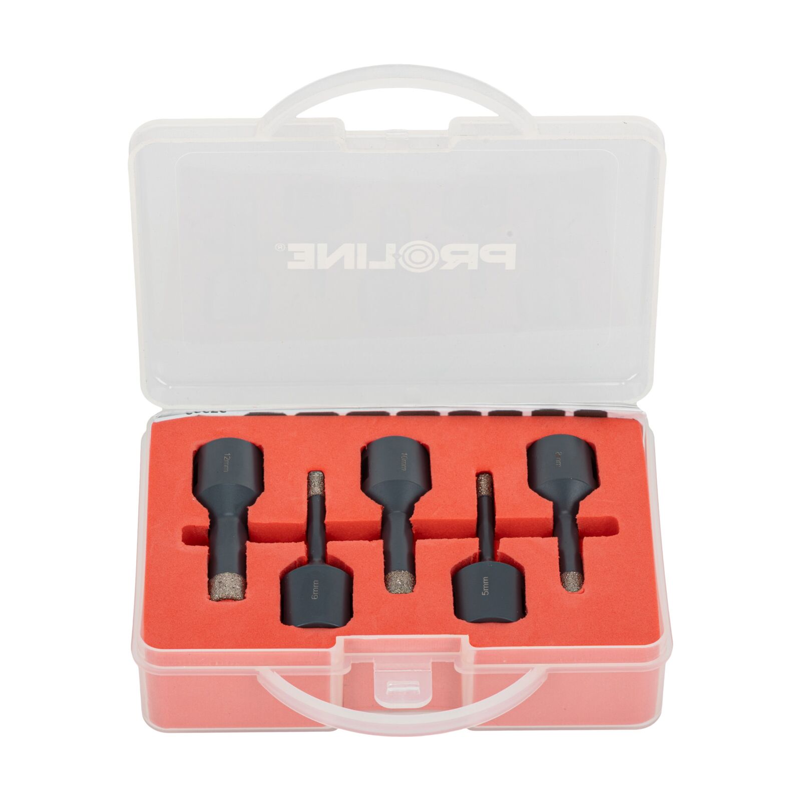 Diamond Hole Saw set 5-12 mm, 5 Pieces, M14, Proline