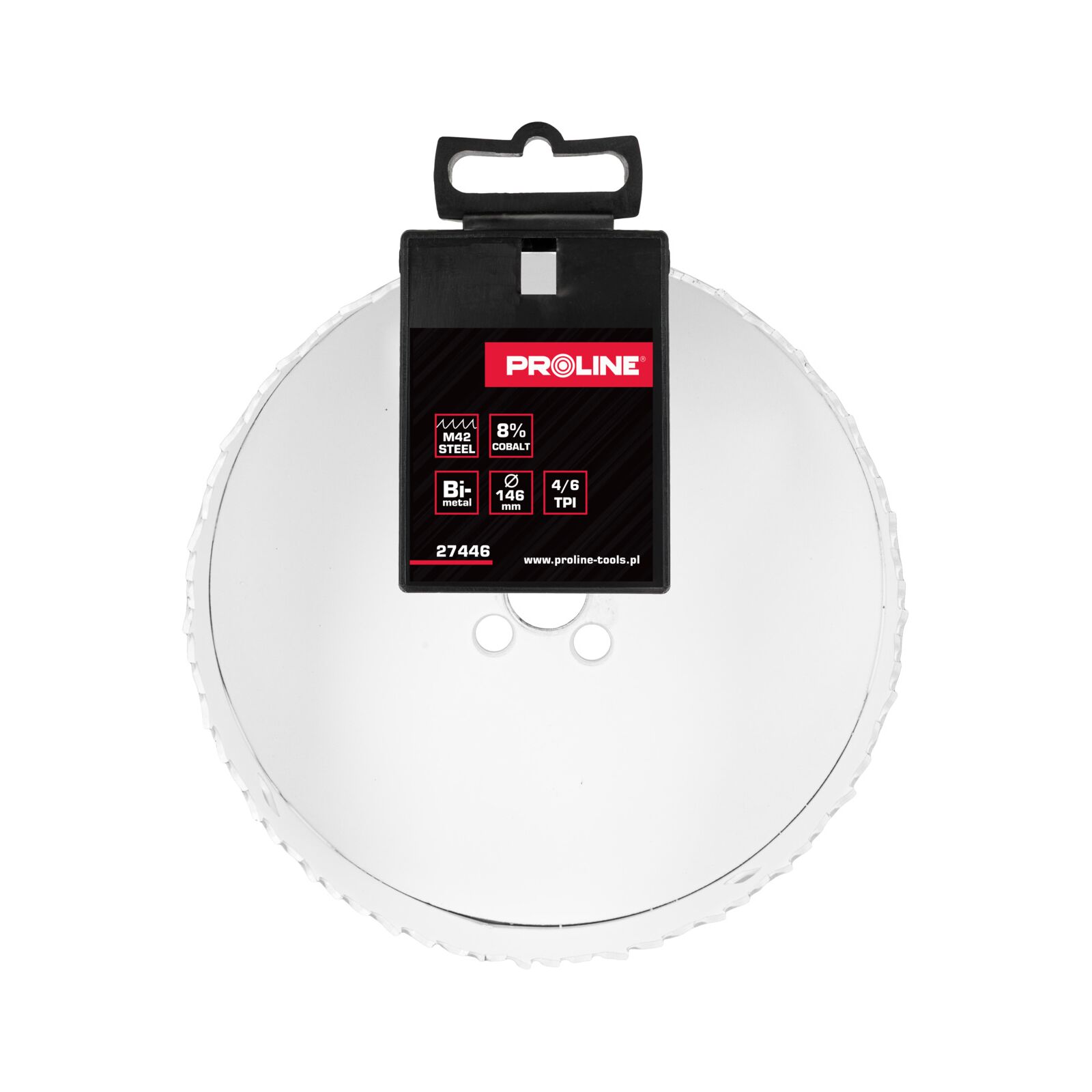 Bi-Metal Hole Saw 146 mm, Cobalt 8%, 4/6 TPI, Proline
