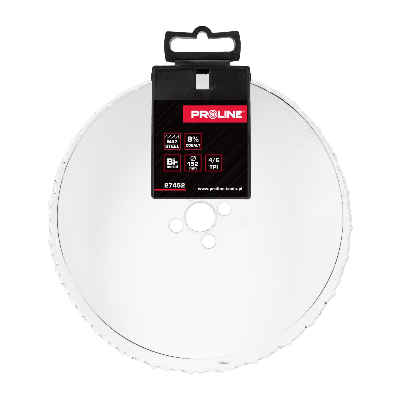 Bi-Metall Hålsåg M42, Kobalt 8%, 152 mm 4/6TPI, Proline