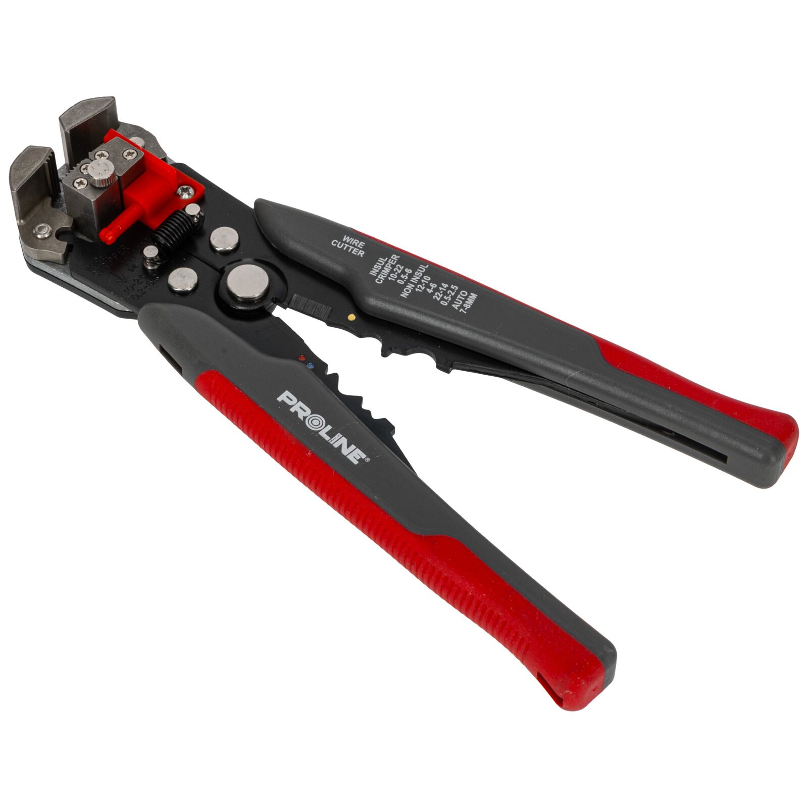 Automatic Wire Stripper 0.2-6.0 mm², Connectors 2-10 AWG, 7-8 mm, Proline