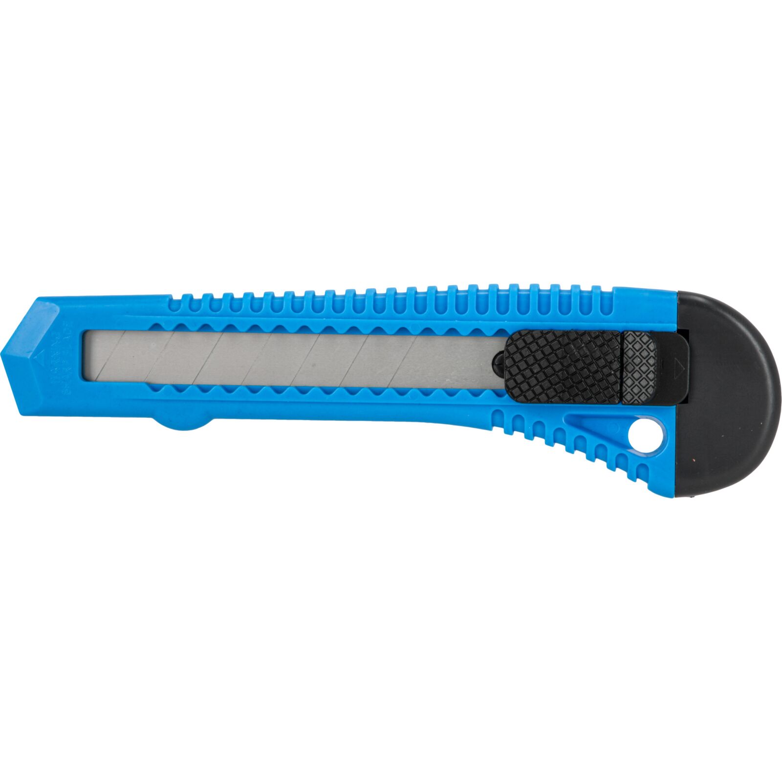 Set of 15018 mm Rectractable Knife with 10Pcs Spare 18 mm Blades in Plastic Box.