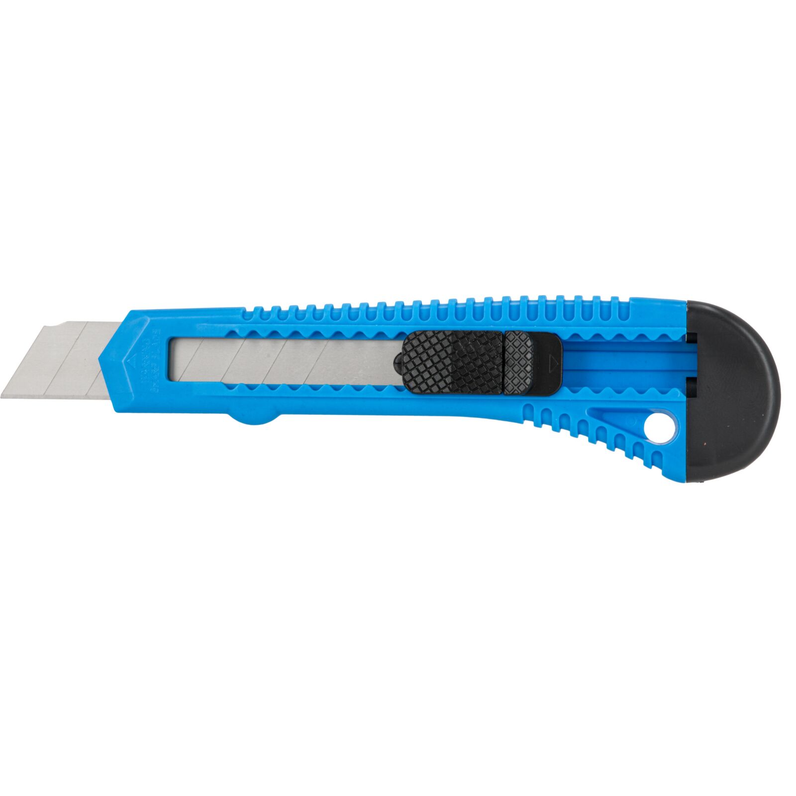 Set of 15018 mm Rectractable Knife with 10Pcs Spare 18 mm Blades in Plastic Box.