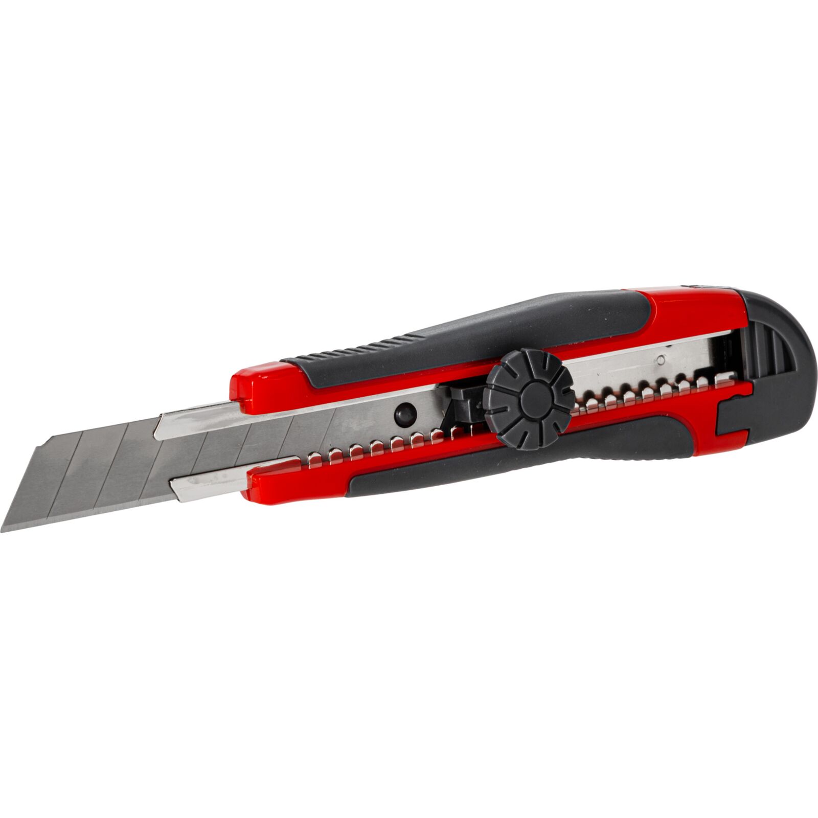 Retraktabel Kniv 18 mm, Gummihandtag, Proline