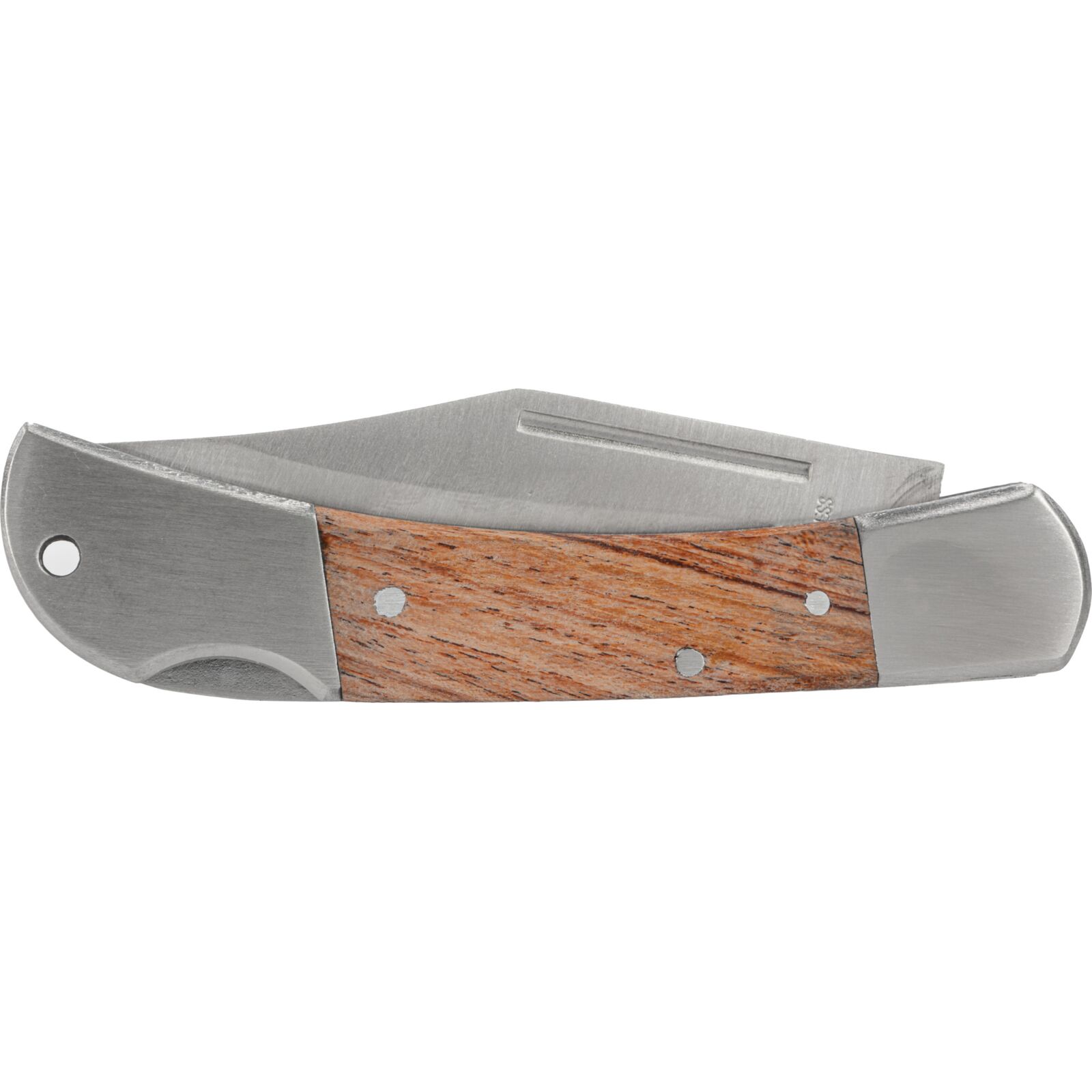 Folding Universal Knife 50 mm, Wooden Handle, Stainless Steel, Proline