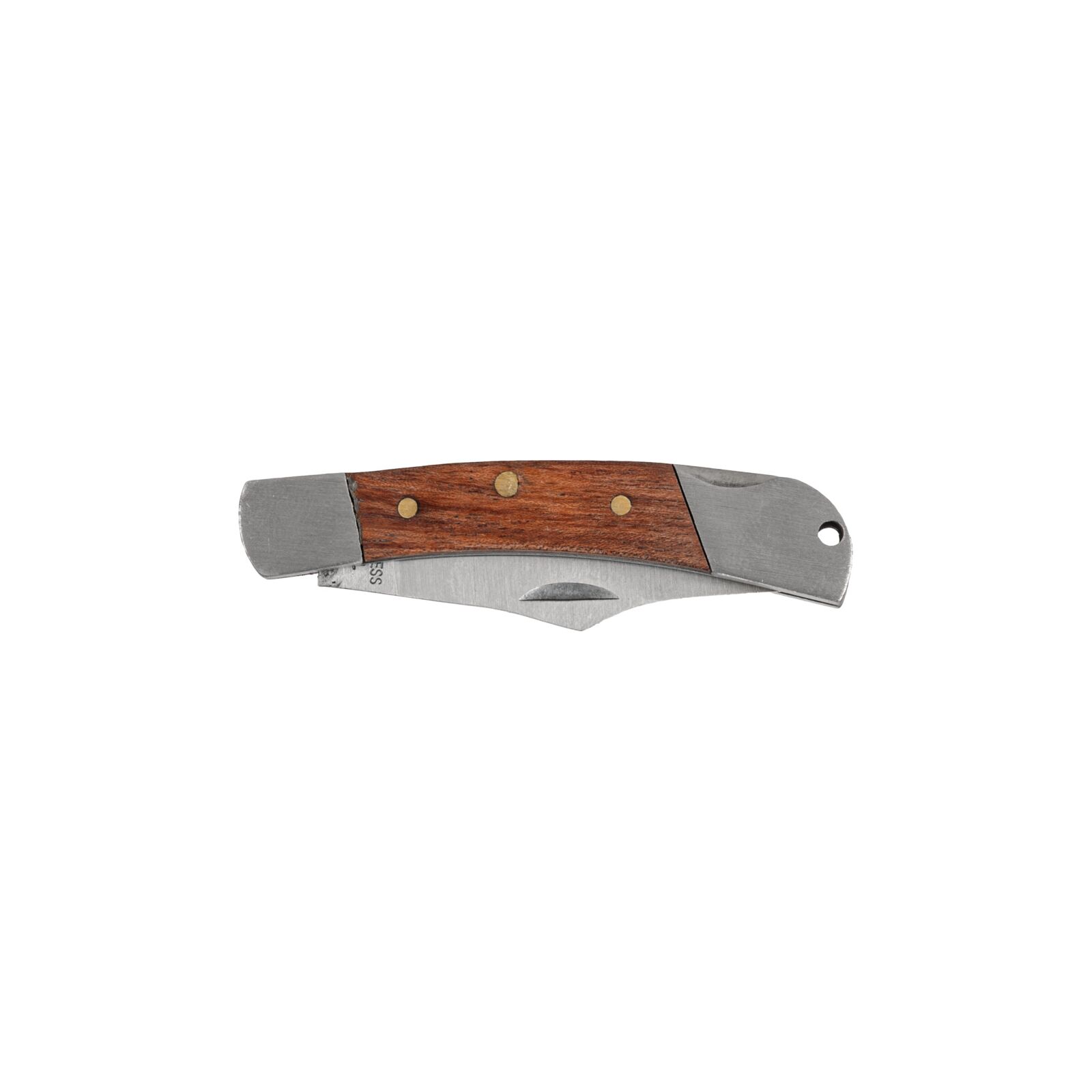Folding Universal Knife 60 mm, Wooden Handle, Stainless Steel, Proline