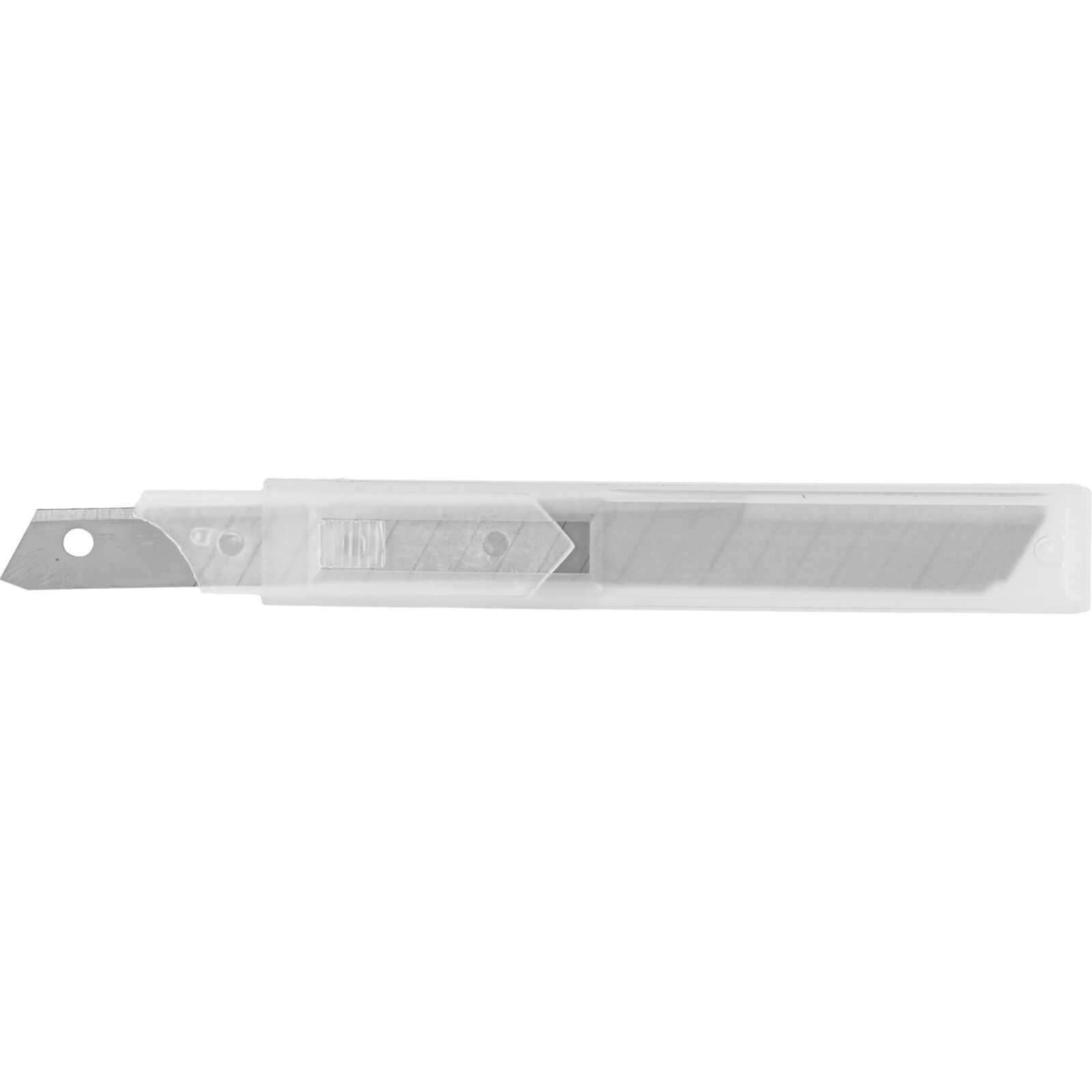 9 mm Snap-On Blades (10 Pieces in Transparent Plastic Box), Proline