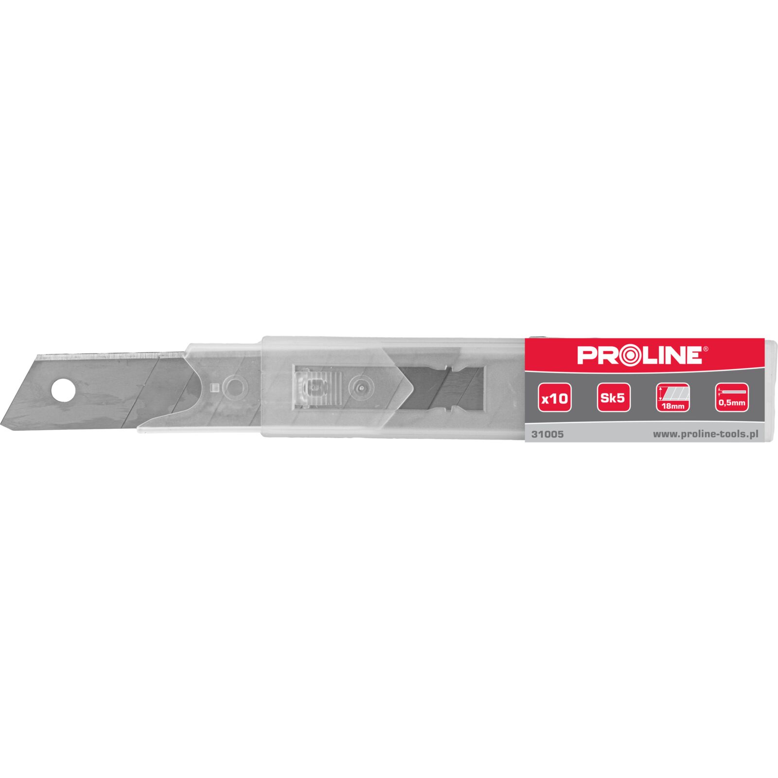 9 mm Snap On Blades (10Pcs in Transparent Plastic Box).
