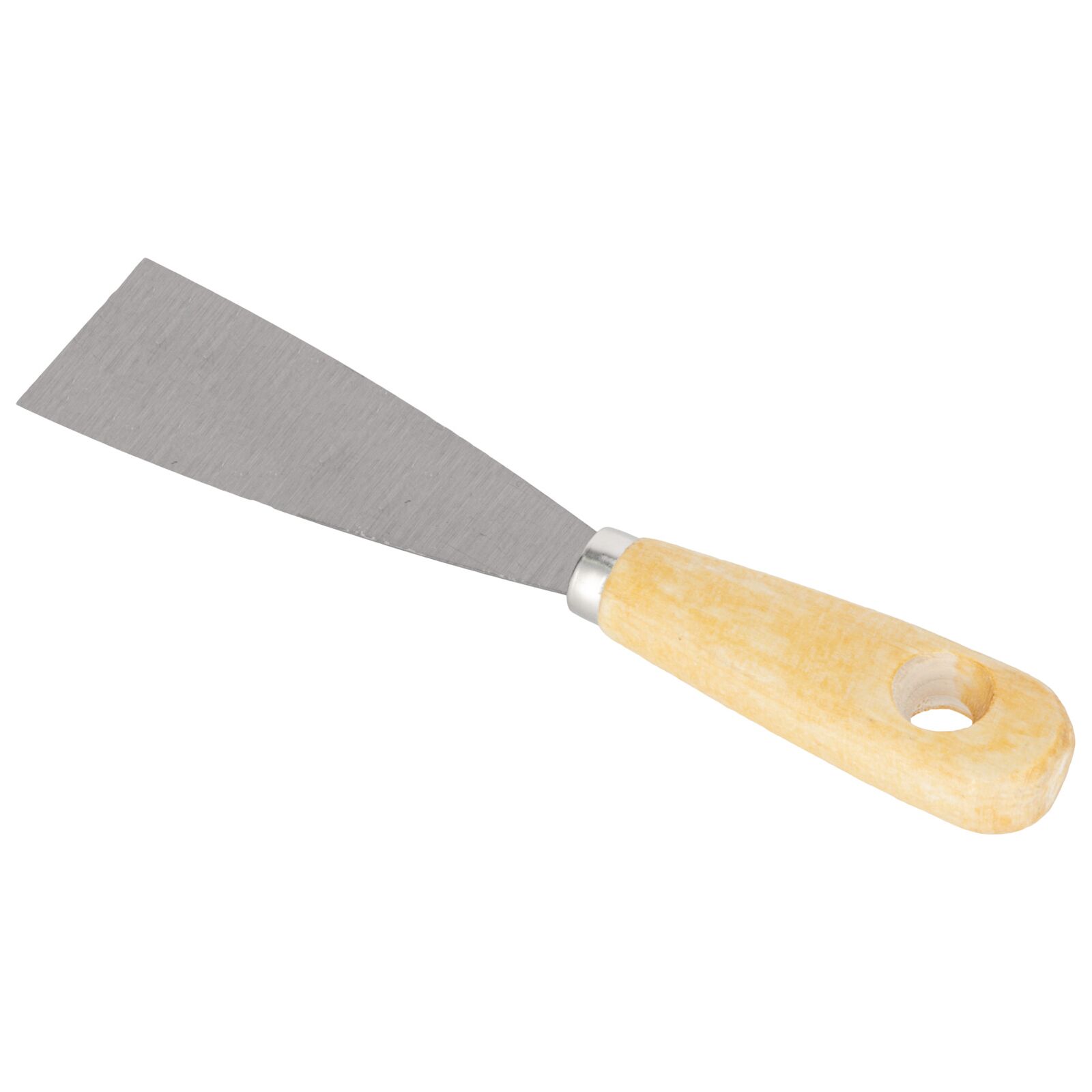 Scraper 40 mm, Hanging Whole in Light Wooden Lacquered Handle