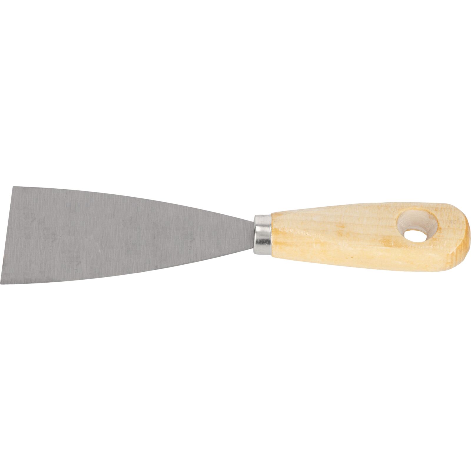 Scraper 50 mm, Hanging Whole in Light Wooden Lacquered Handle